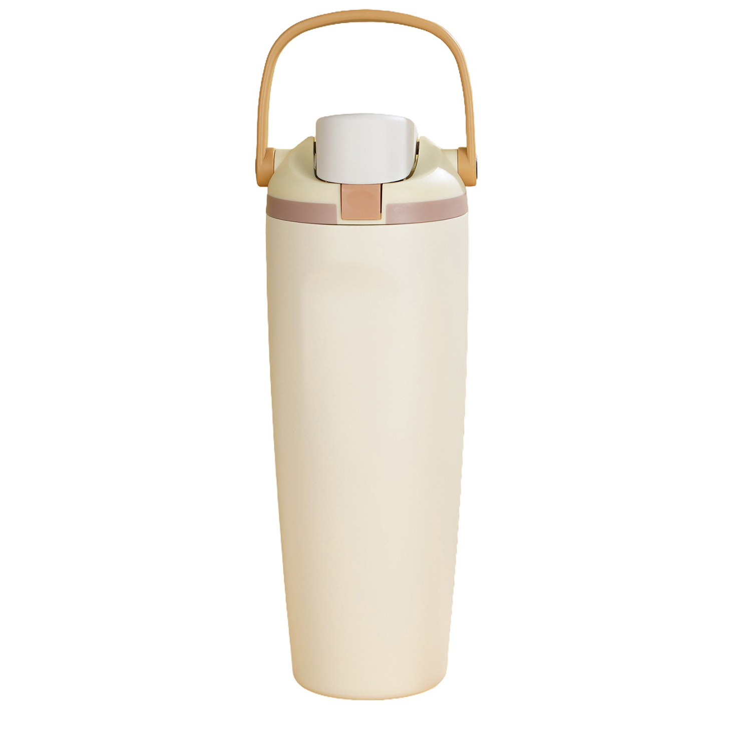30oz Stainless Steel Foldable Handle Water Bottle with Straw, custom water bottle with logo imprint 7