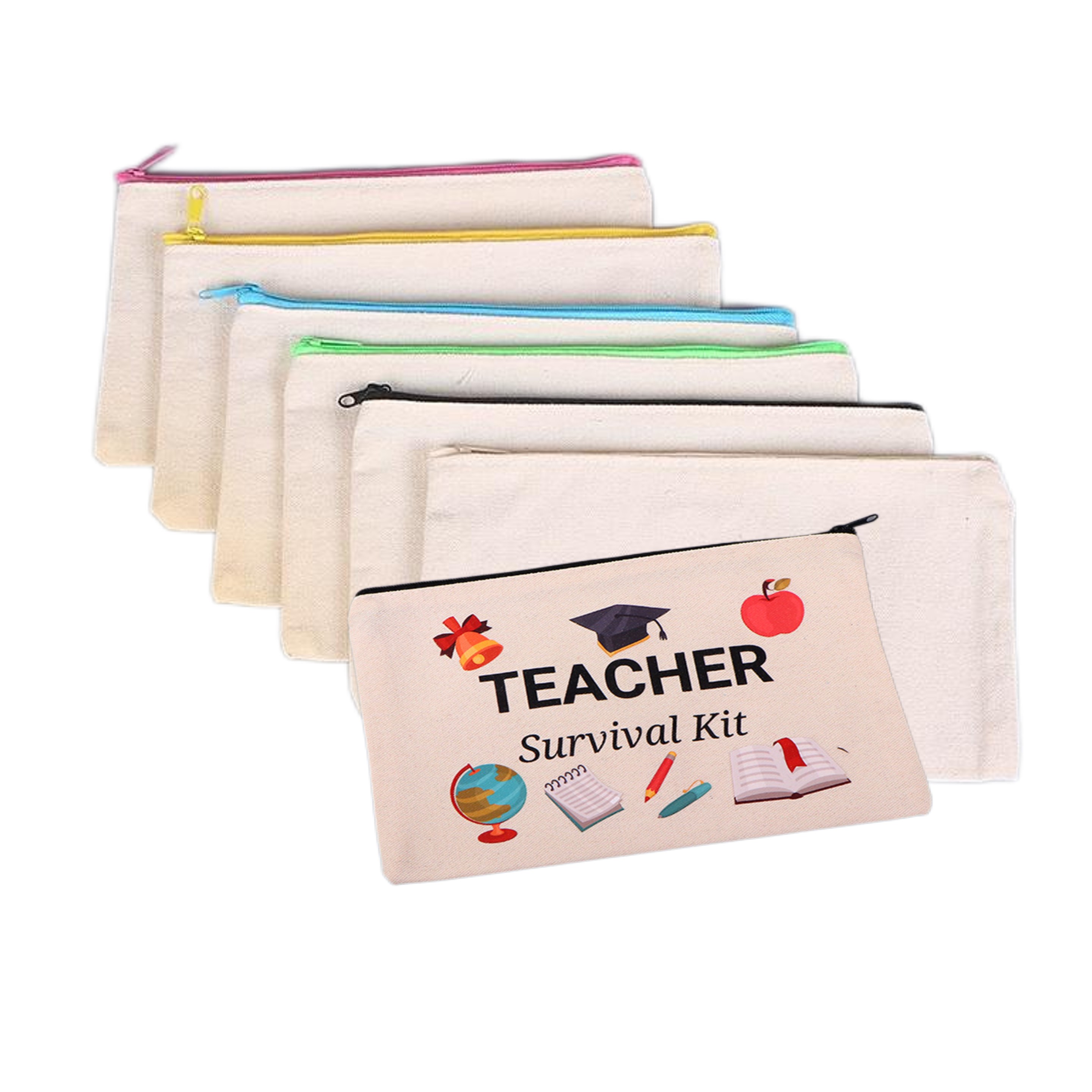 Canvas Pencil Pouch (Direct Import) 3