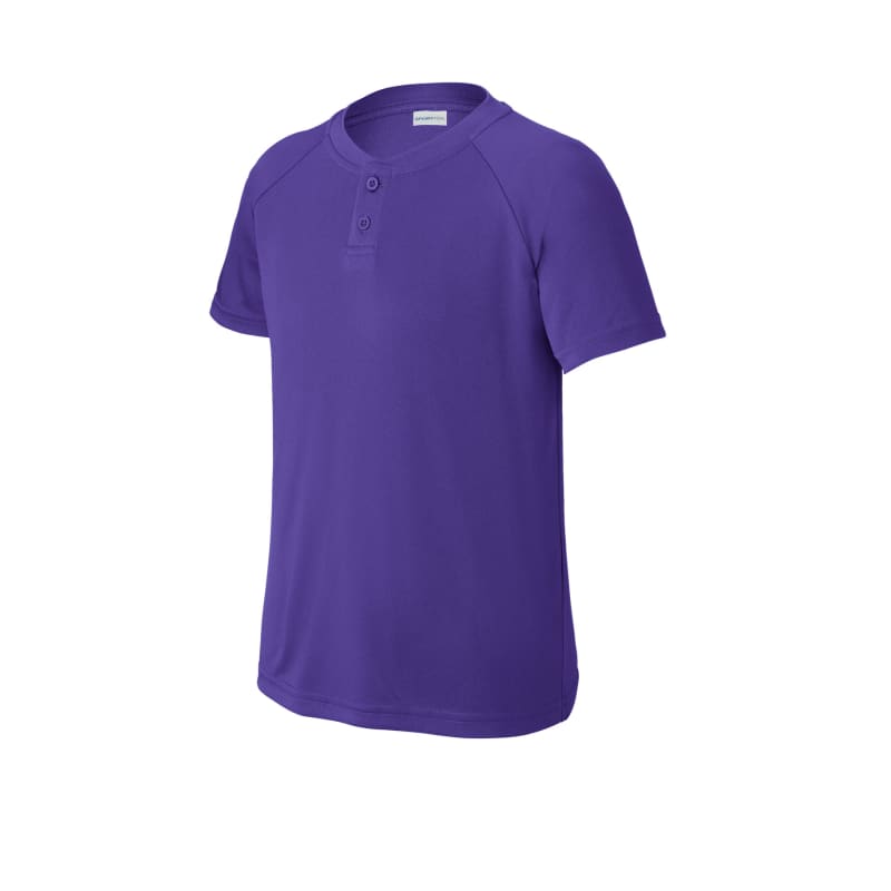 Sport-Tek Youth PosiCharge Competitor 2-Button Henley 11