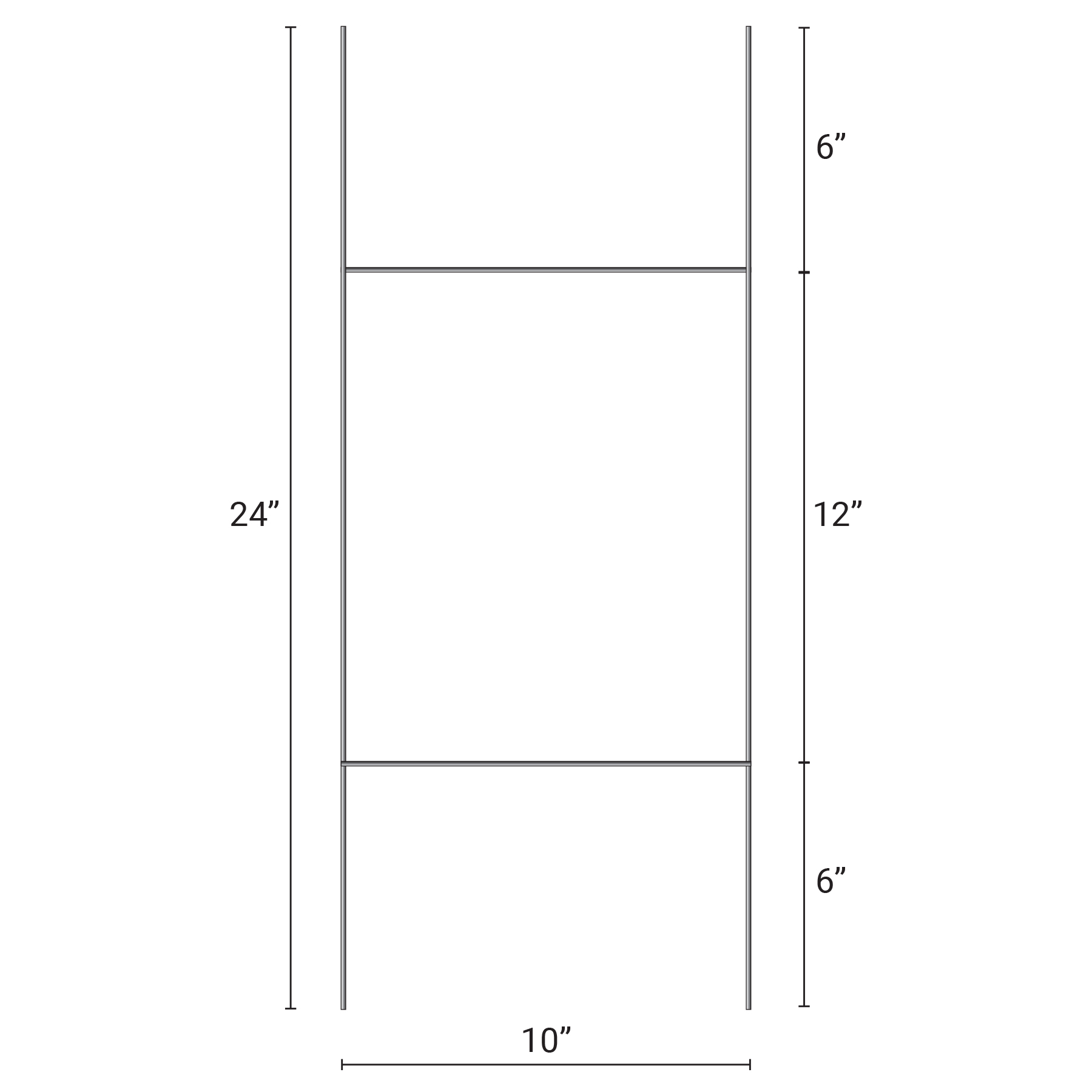 Medium Hardware for Corrugated Yard Signs 3