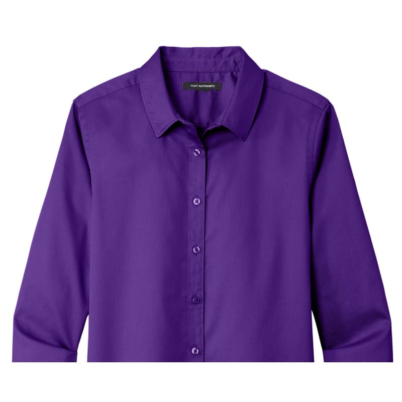 Port Authority Ladies Long Sleeve SuperPro React Twill Shirt. 39