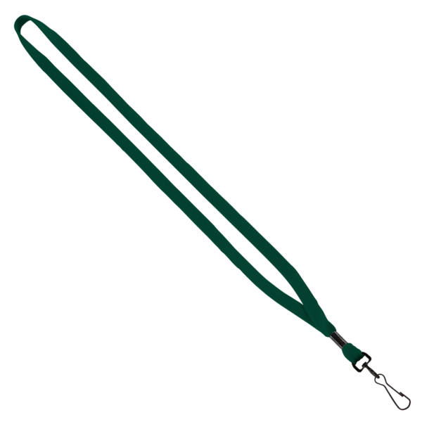 1/2" Cotton Lanyard with Metal Crimp & Swivel Snap Hook 17