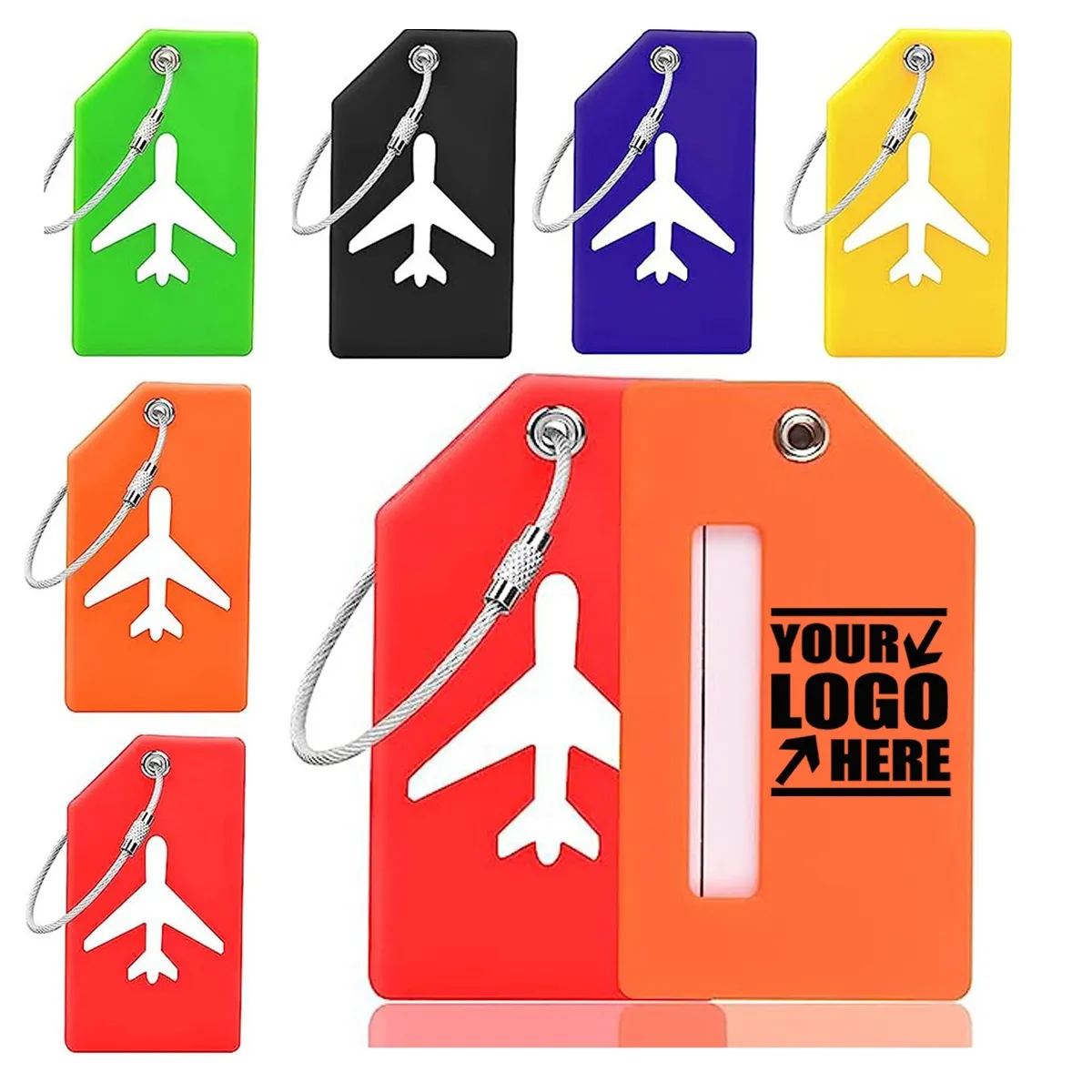 Custom Untethered Luggage Silicone Baggage Tags In Stock 8