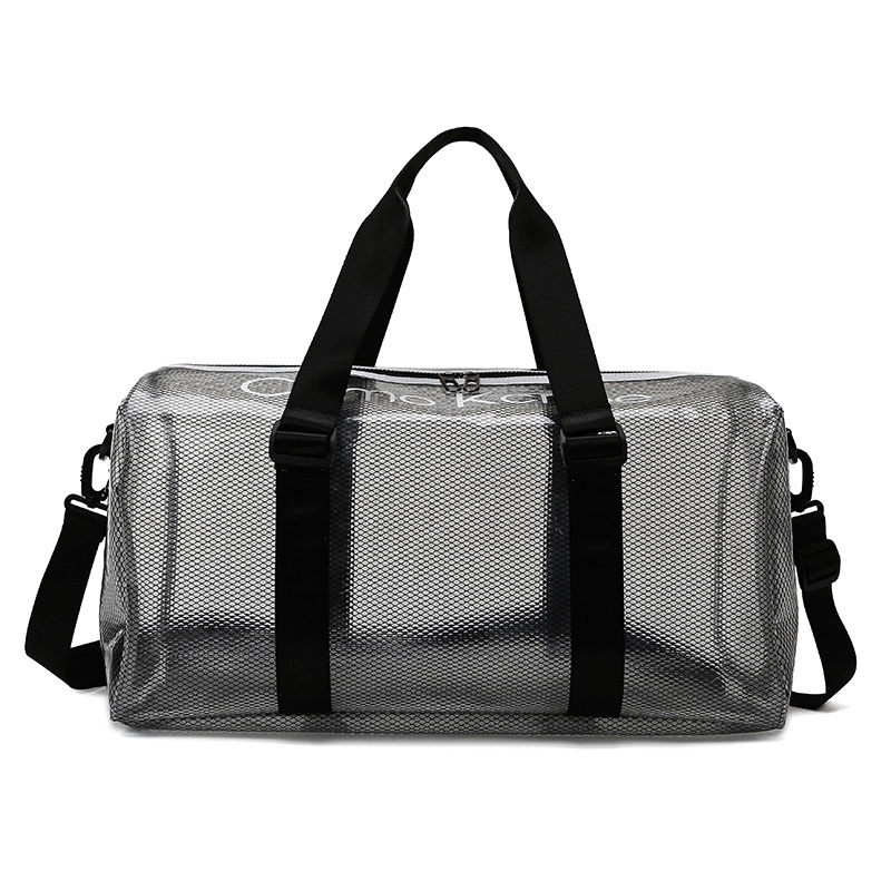 Custom Clear PVC Gym Sports Travel Duffel Bags 4