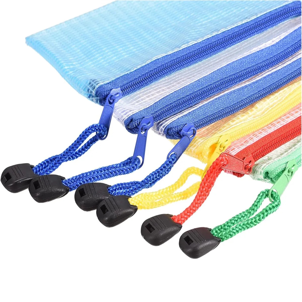 Reusable Transparent Waterproof Zipper Stationery Bag 6