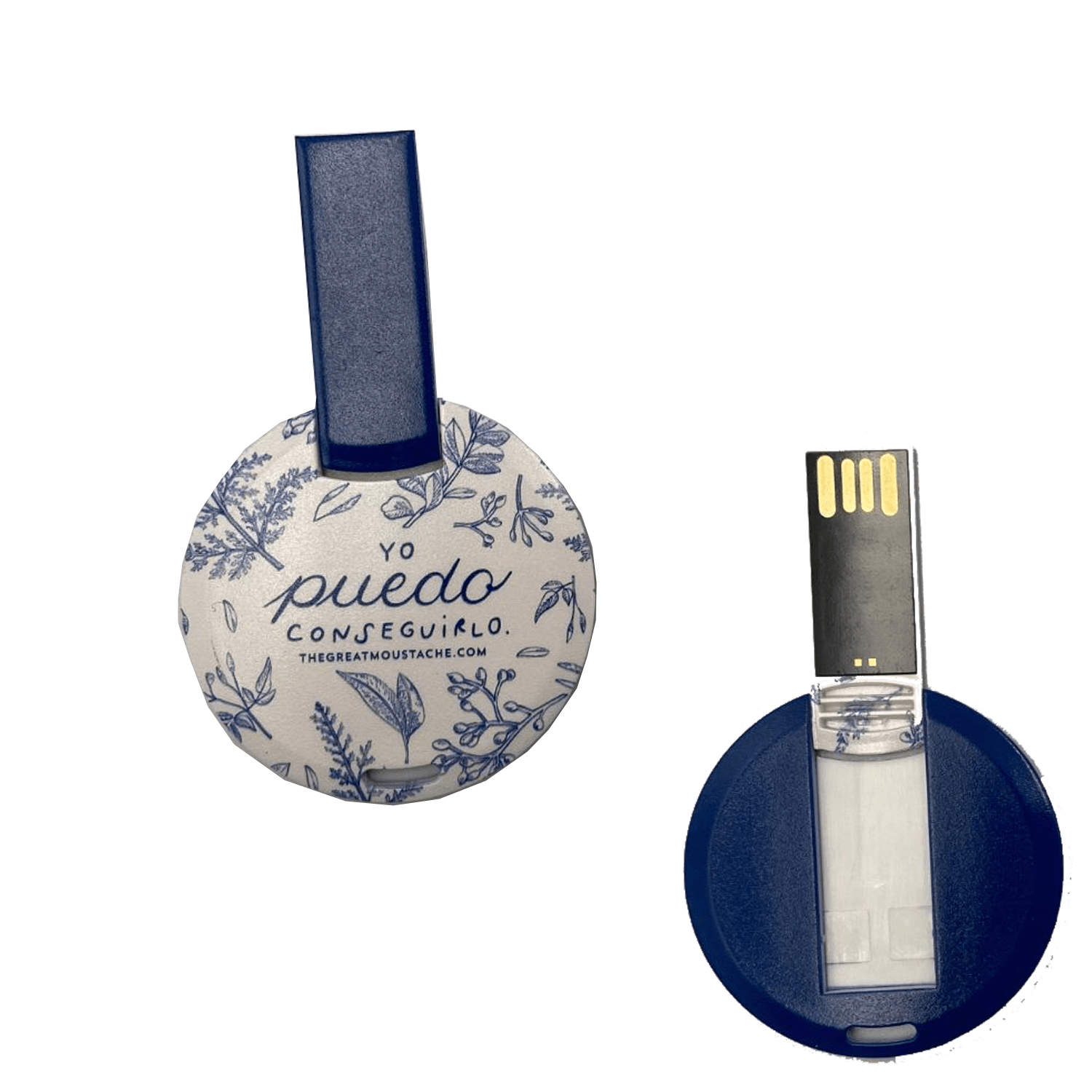 Round Card USB Flash Drive 4