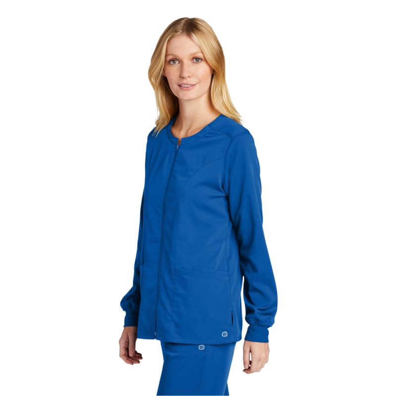 WonderWink Women's Premiere Flex Full-Zip Scrub Jacket 11