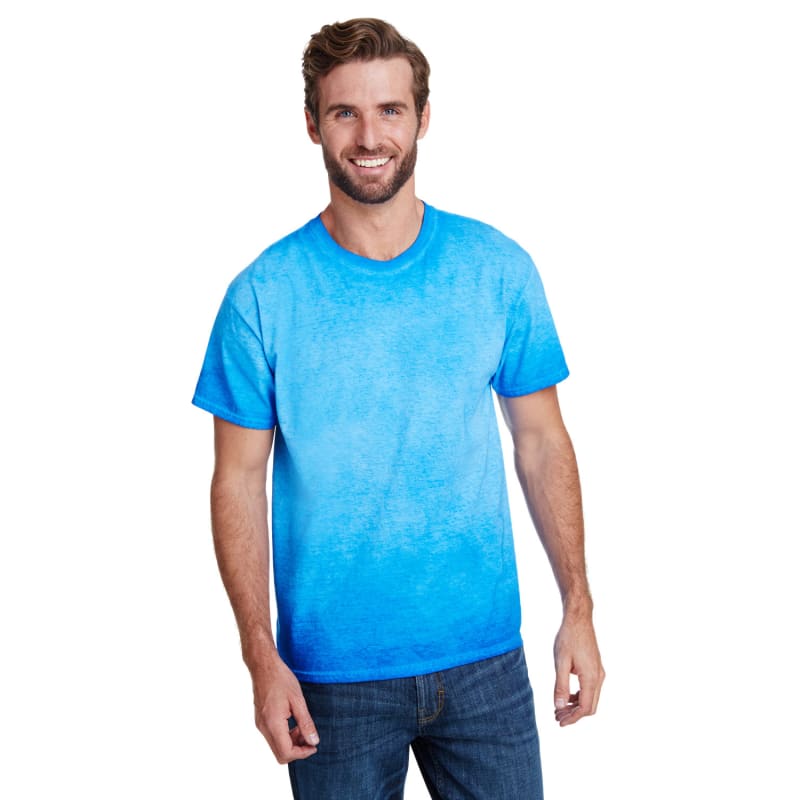 Tie-Dye Adult Oil Wash T-Shirt 9