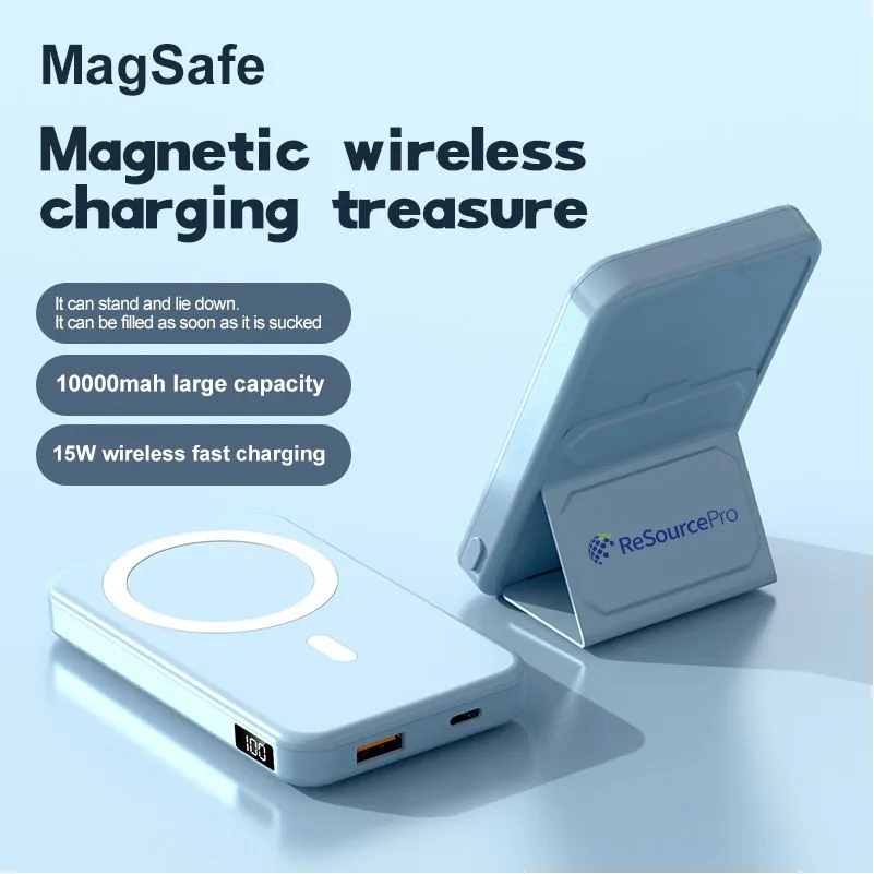 10000mAh Magnetic Power Bank with Foldable Stand 2
