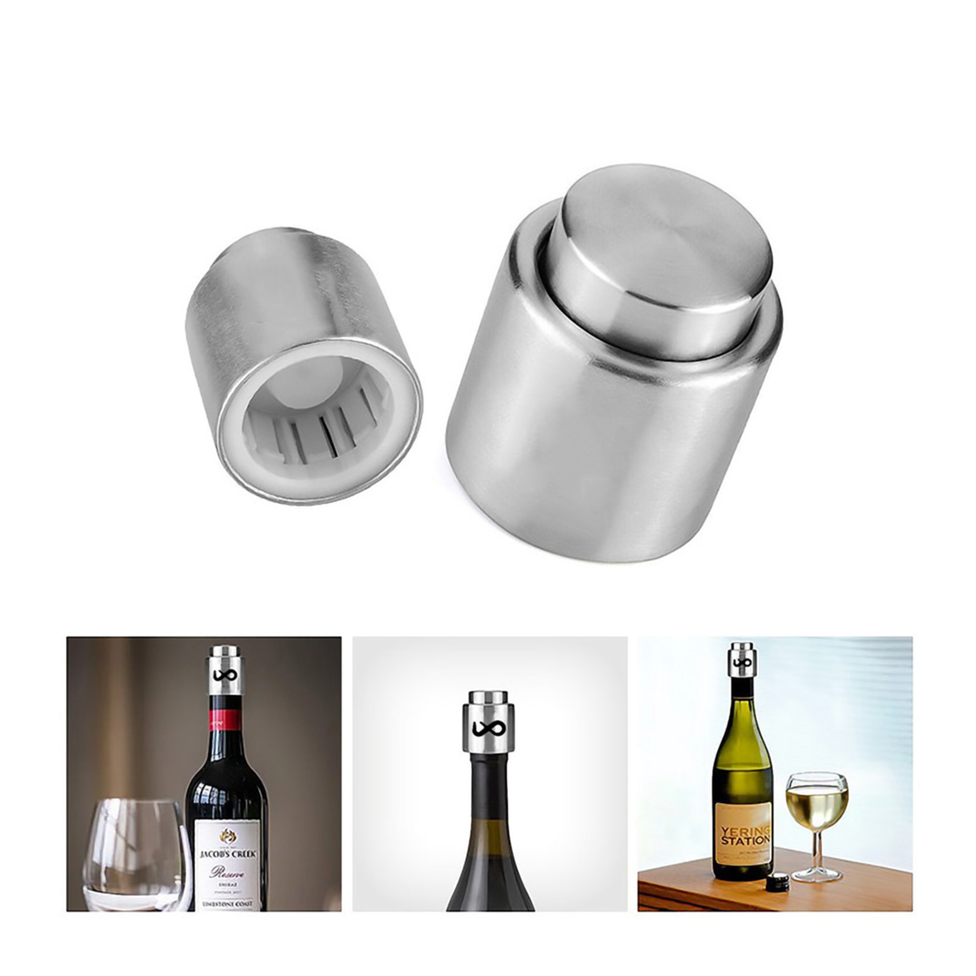 Stainless Steel Wine Bottle Stopper 7