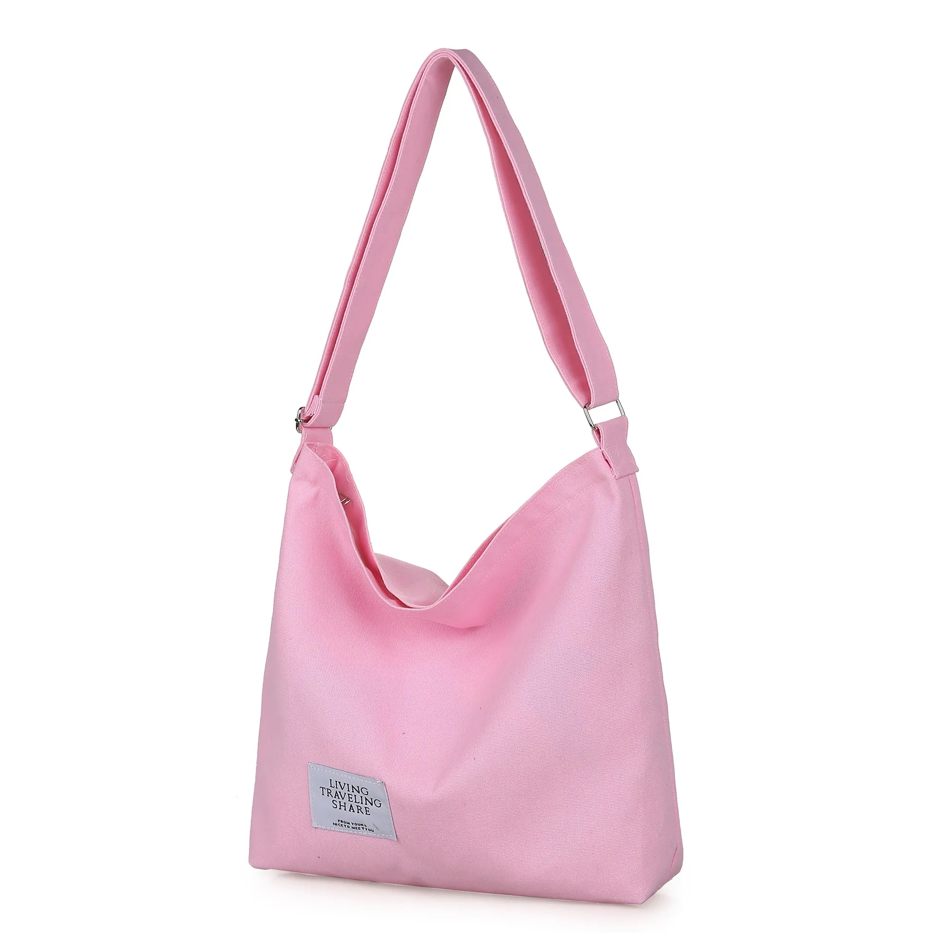 Women's Retro Large Size Canvas Shoulder Bag 4