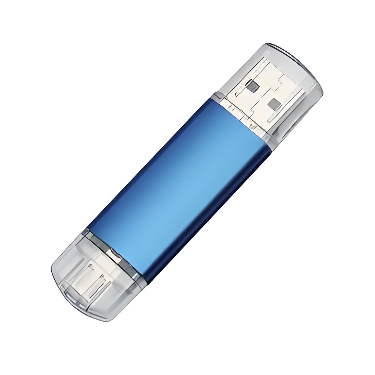 Metal 2 In 1 OTG USB Flash Drive (1GB) 4