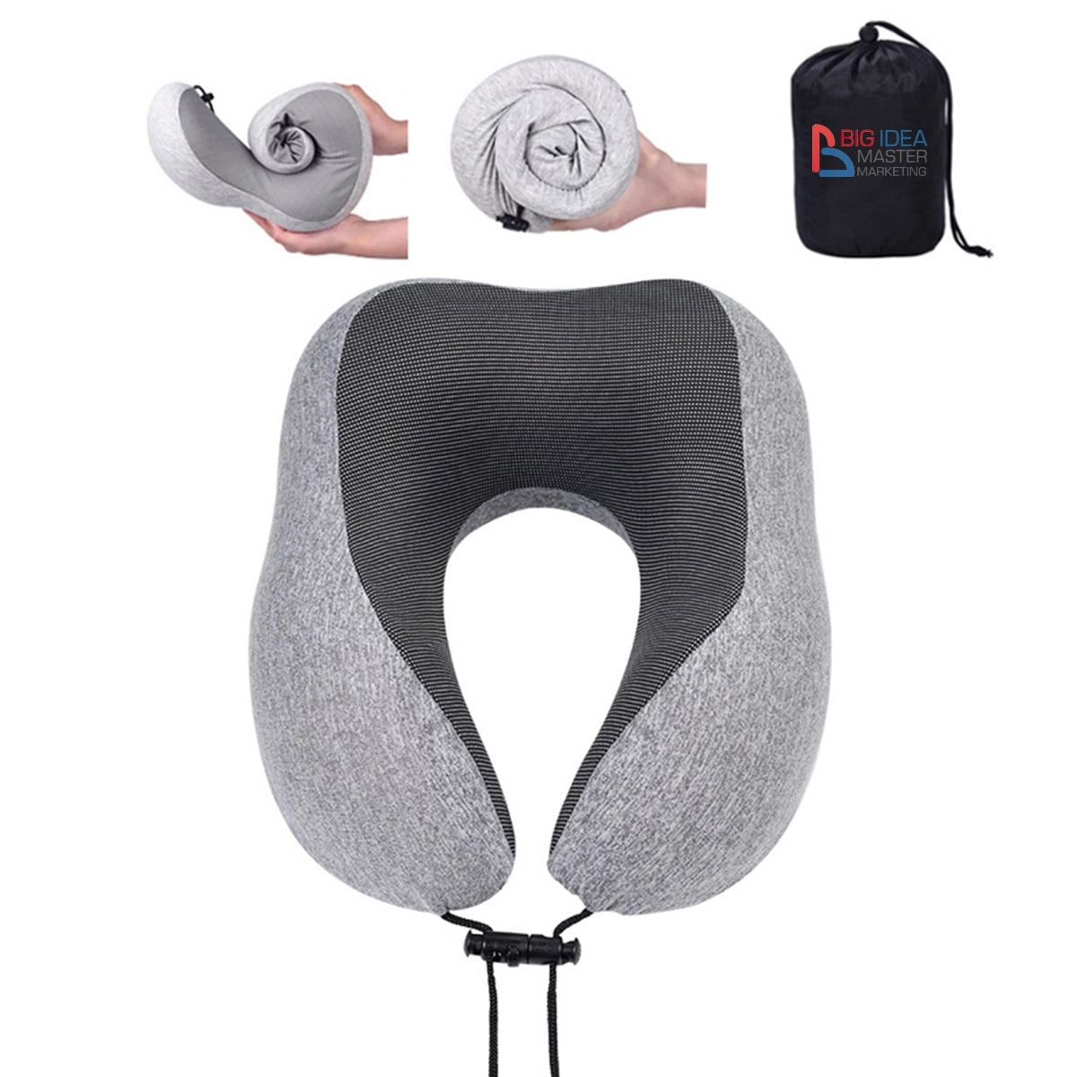 Sweat-Resistant and Washable Pure Memory Foam Neck Pillow 2
