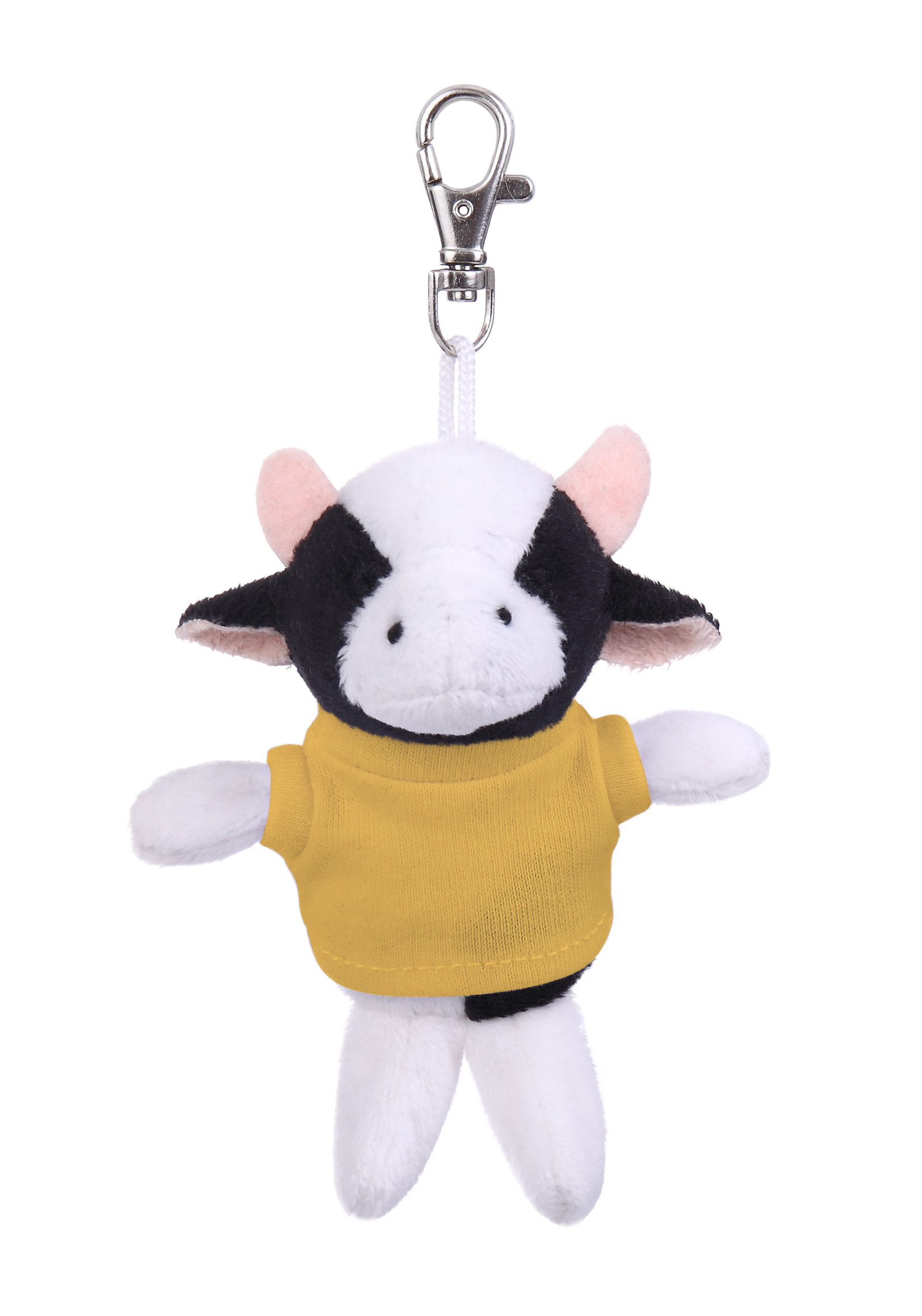 Soft Plush Cow Keychain with Tee 10
