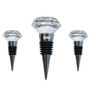 Stylish Diamond Ball Shaped Wine Cork Bottle Stopper 8