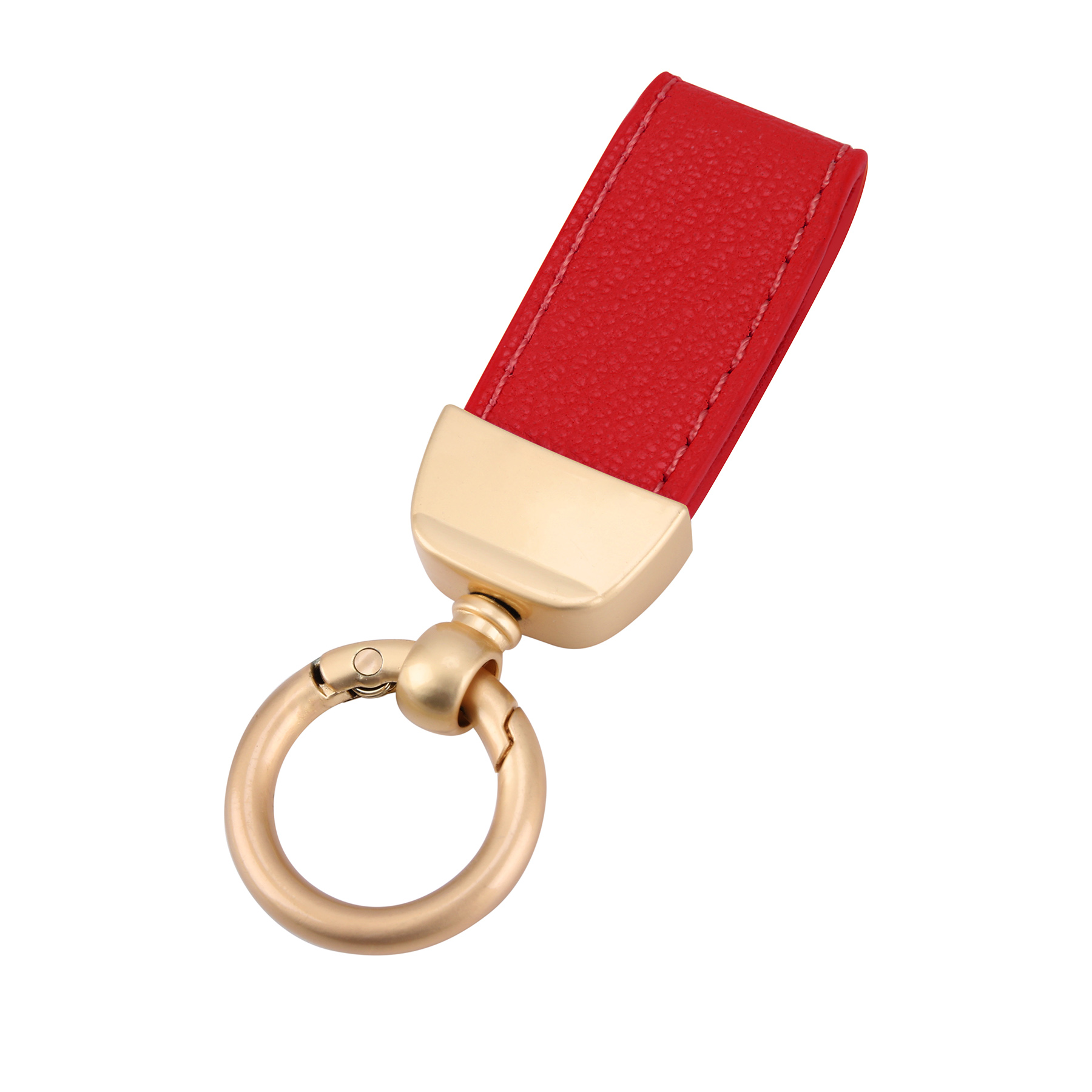 Executive Leather Keychain With Detachable Ring 10