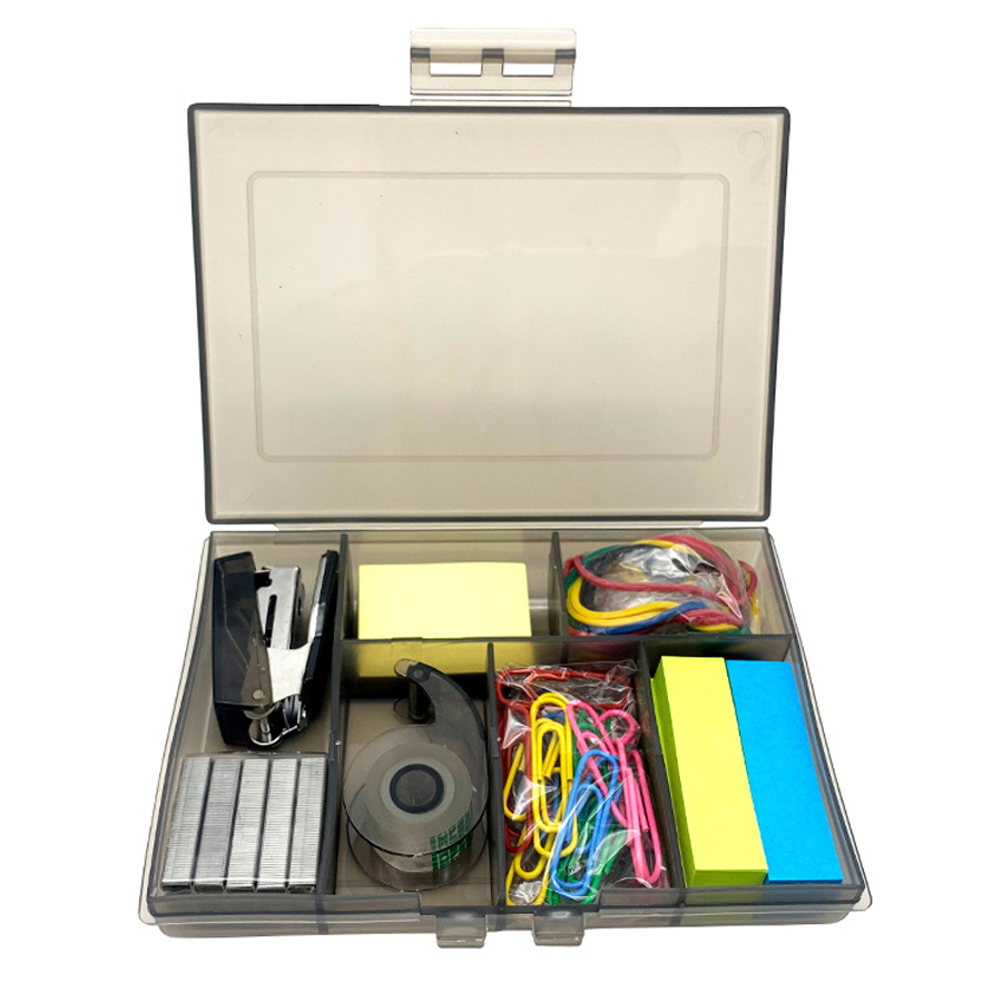 Back To School / Office Kit With Stapler, Staples, Sticky Notes, Rubber Bands, Paper Clips, And Tape 16