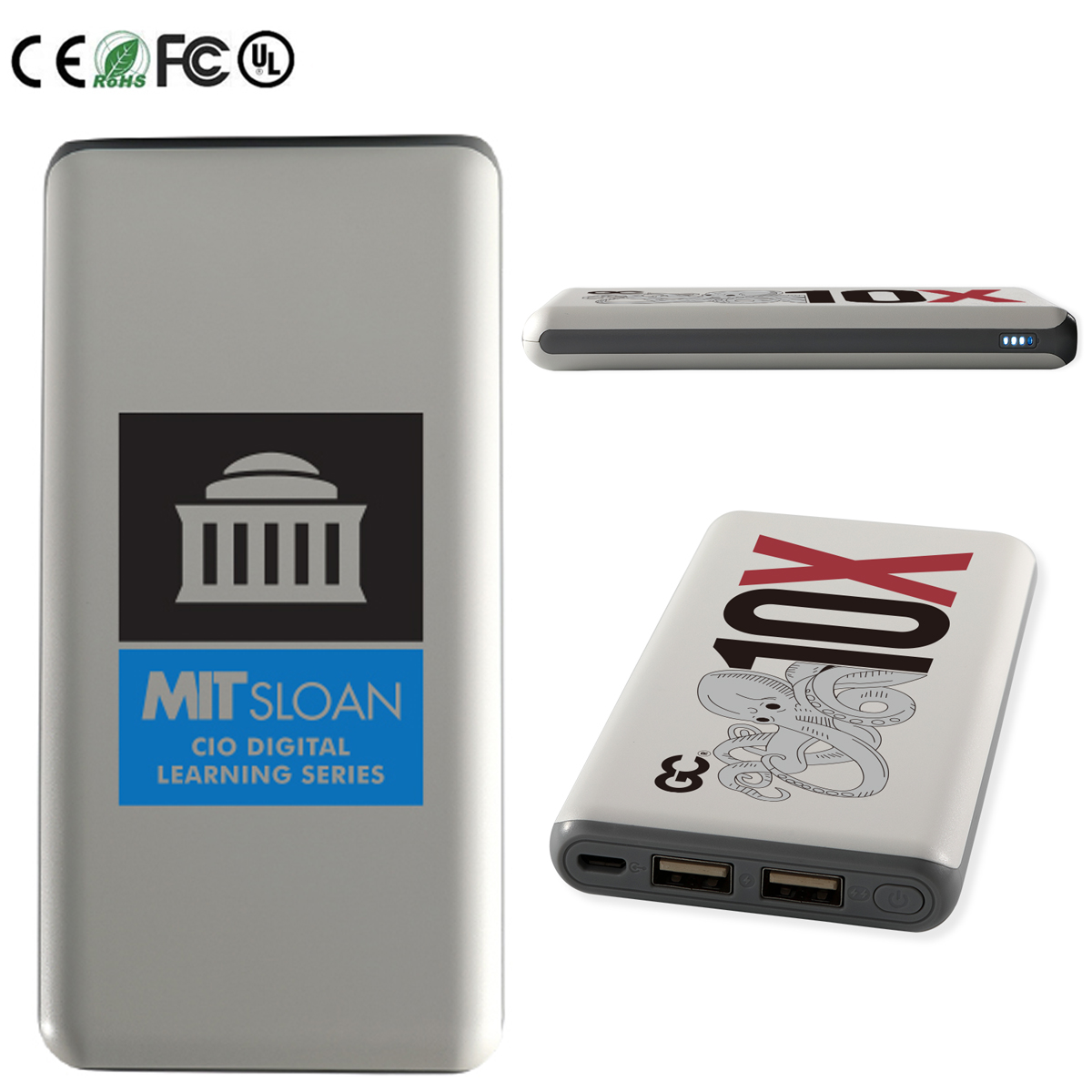 SlimCharge 10,000mAh Dual-Port Power Bank 5