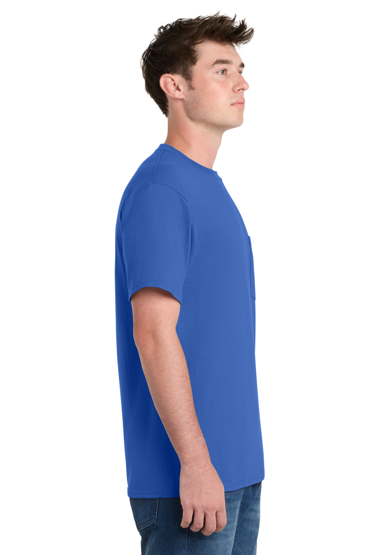Port & Co Tall Essential Pocket Tee. PC61PT 160