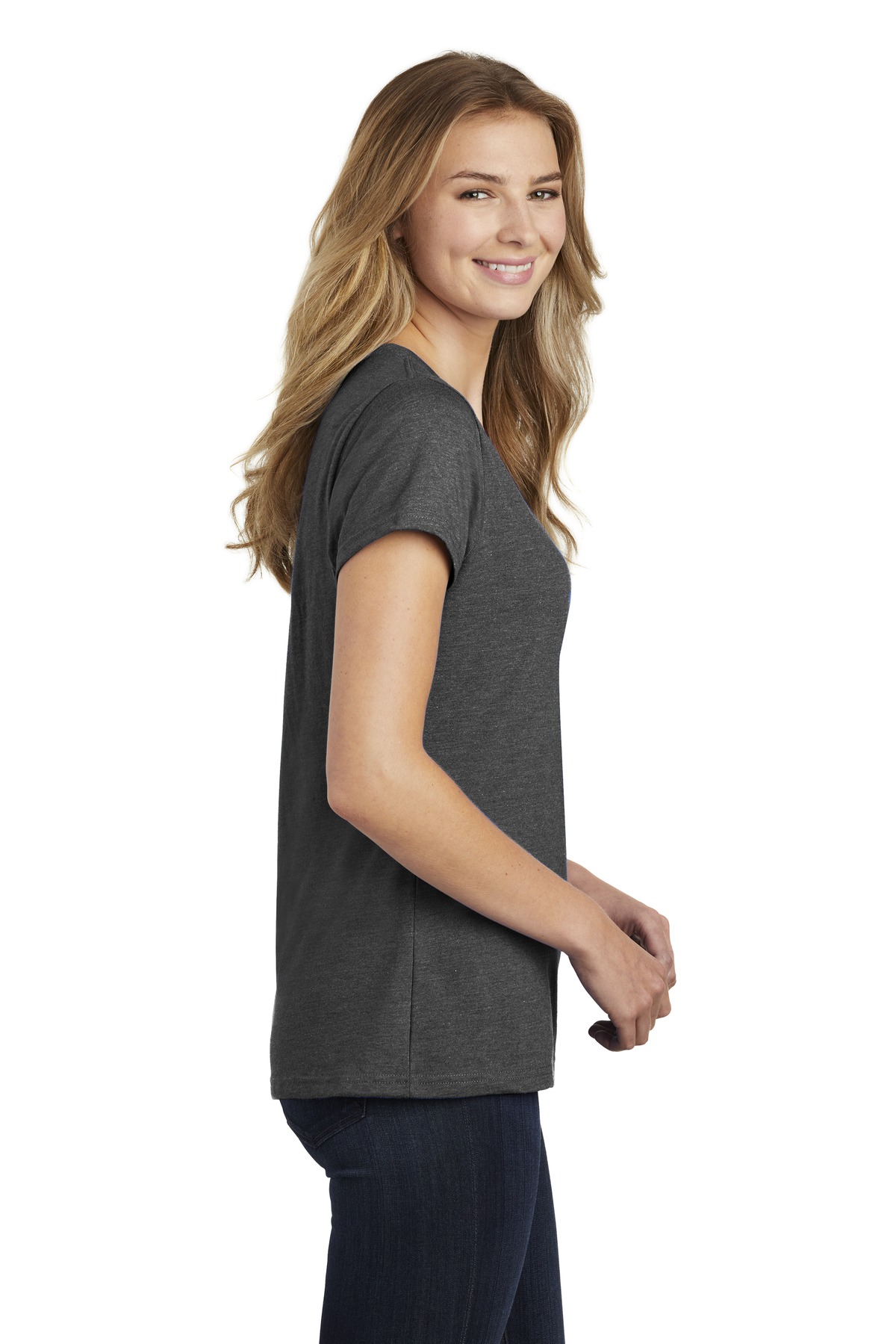 Port & Company® Women's Fan Favorite Blend V-Neck Tee 77
