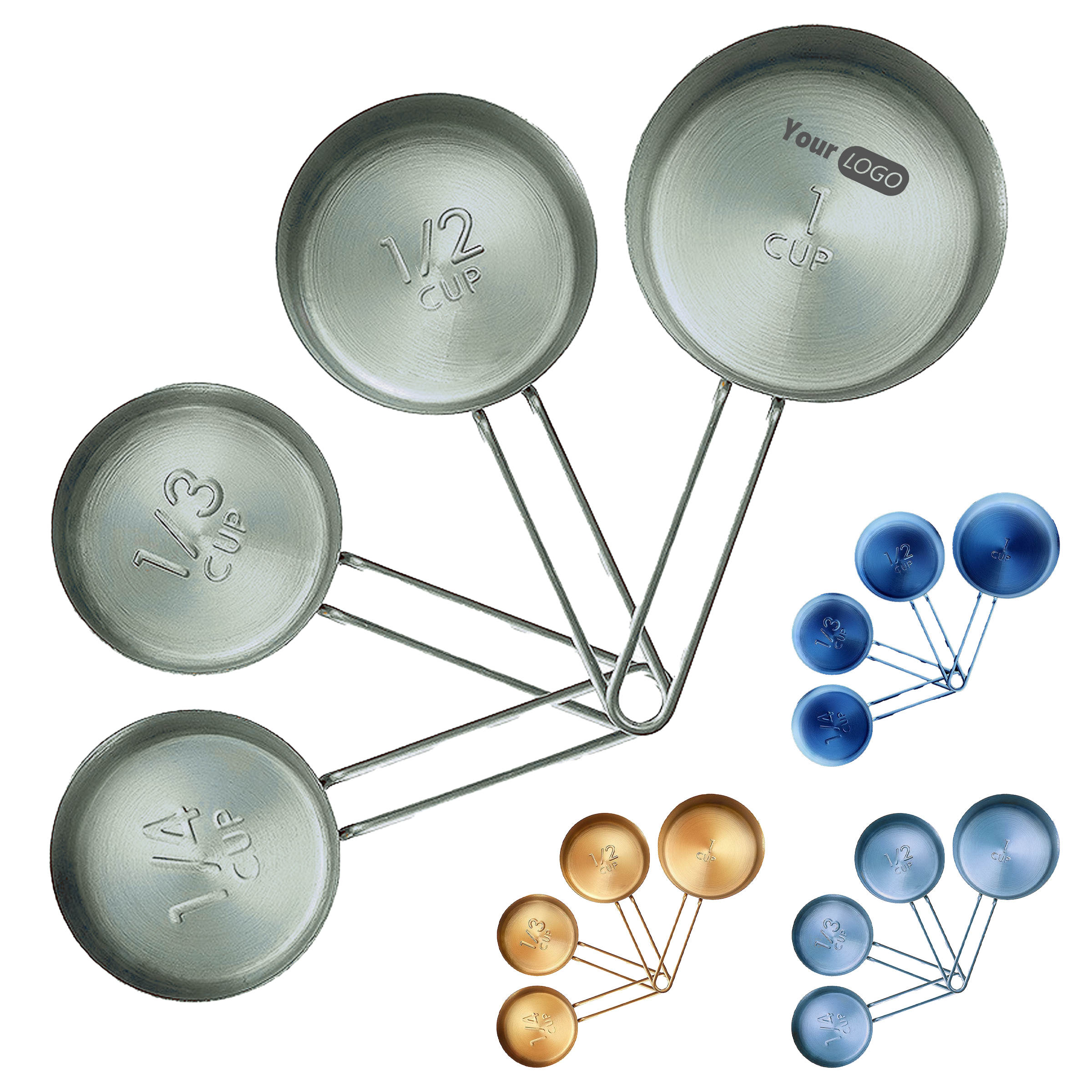 Stainless Steel Baking Scale Set Measuring Cup 2