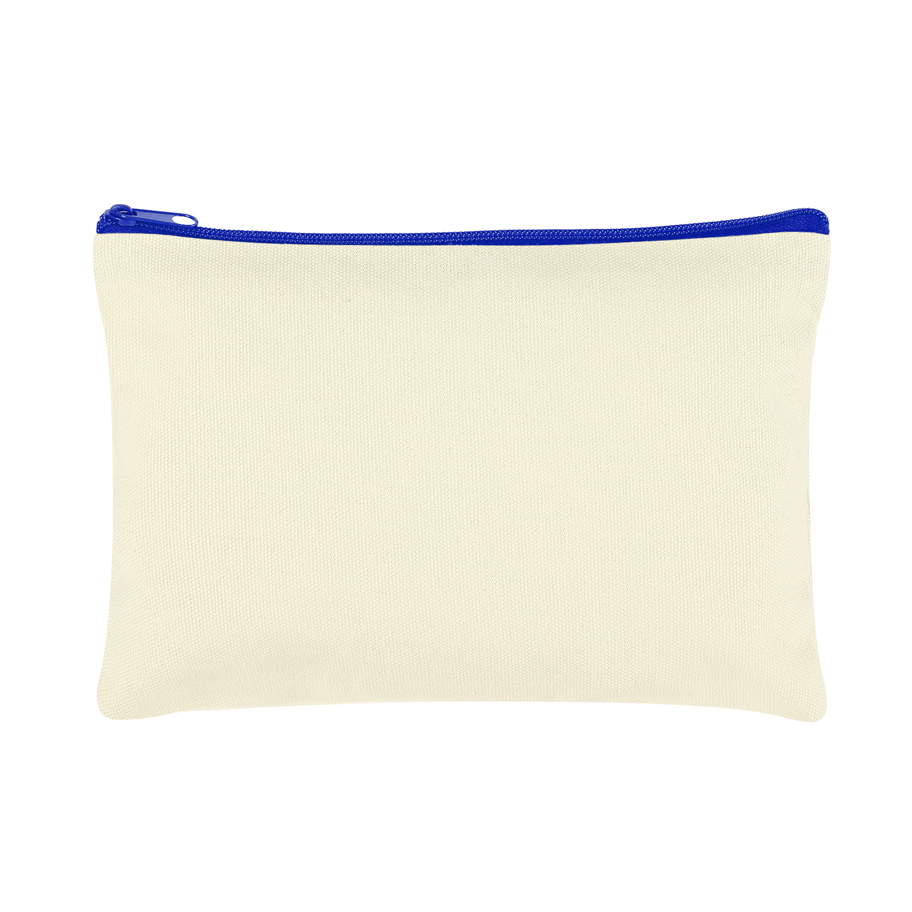 9" x 6" Cotton Canvas Zipper Pouch 15