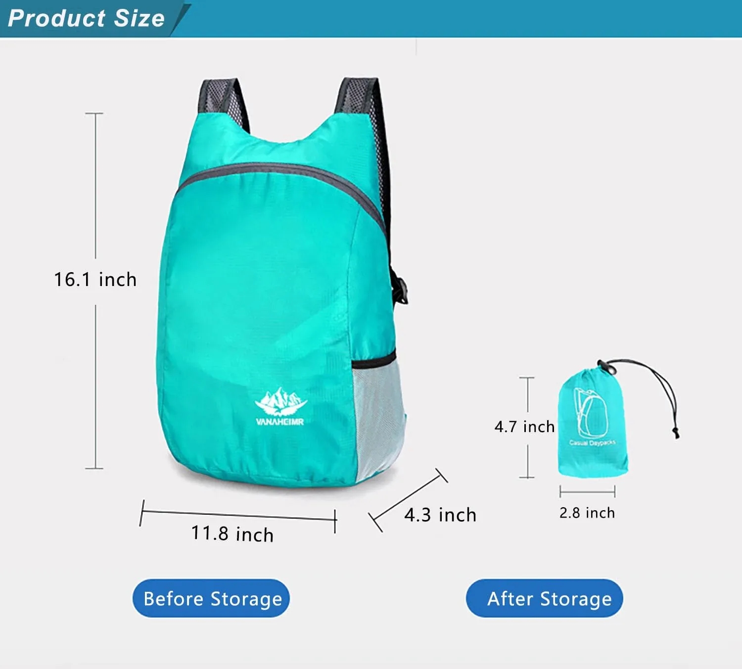 Outdoor Foldable Lightweight Sports Backpack 2