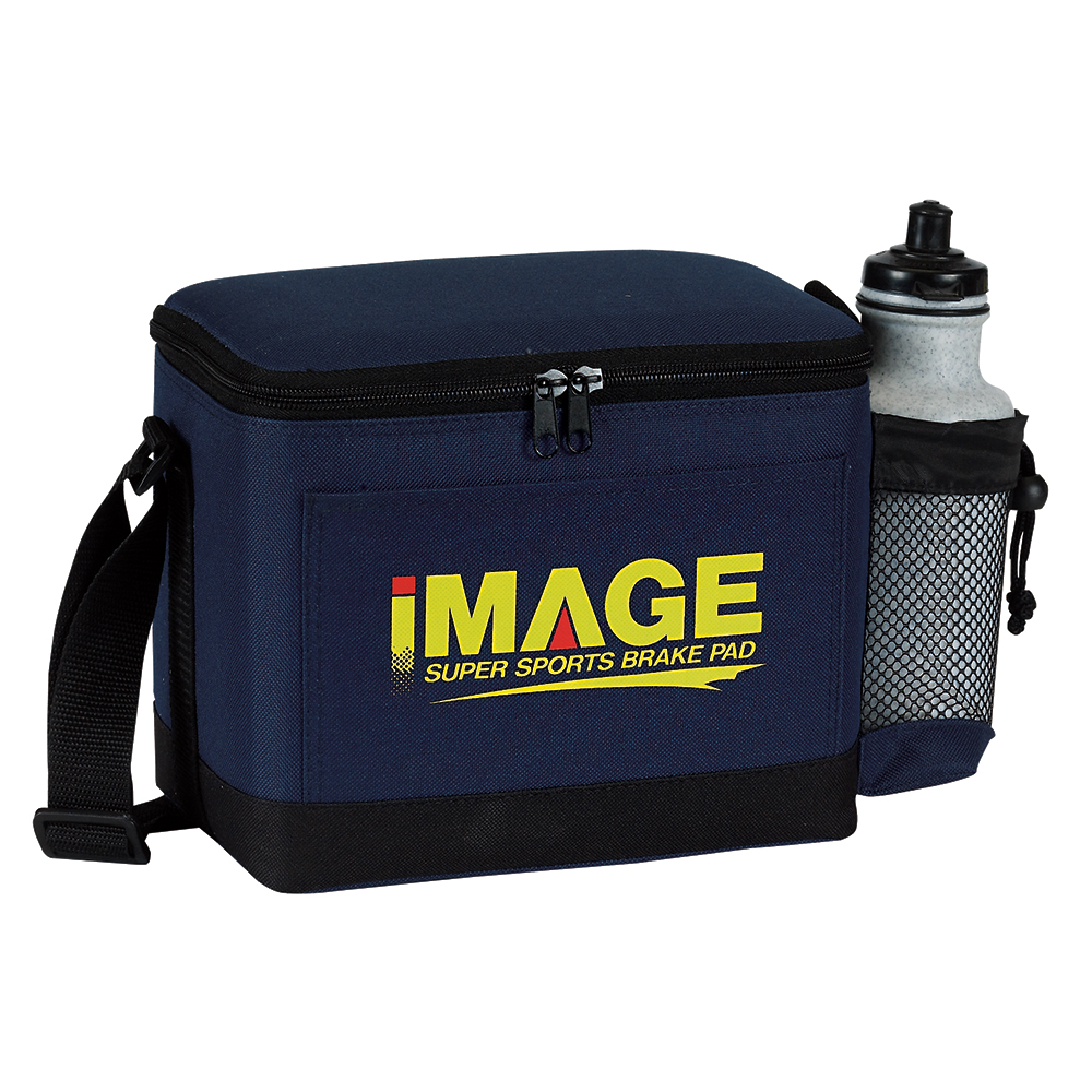 Insulated 6 Pack Cooler with Bottle Holder 4