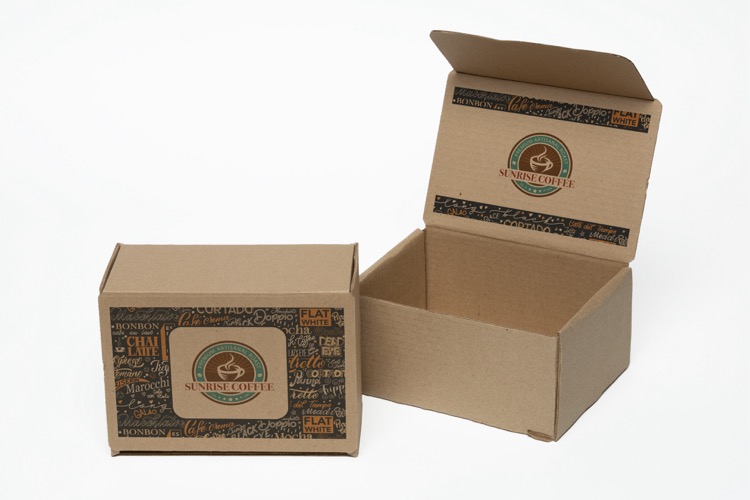 Full Color Natural Brown Display Mailer Box (8" x 6" x 4")