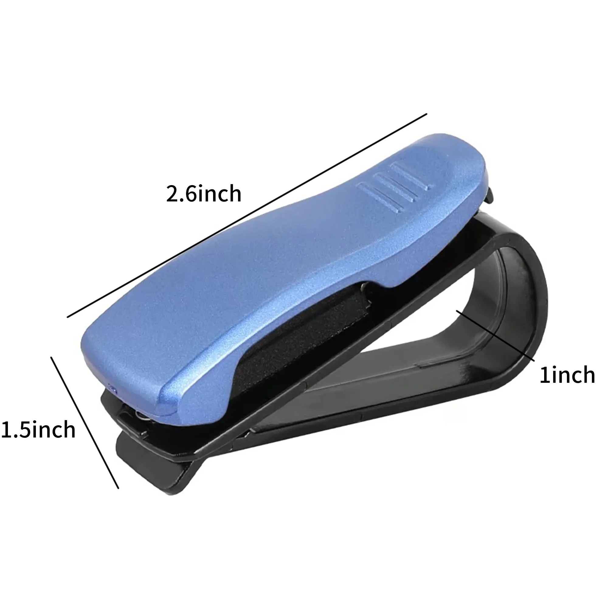 Sunglasses Visor Clip 2.6x1x1.5 Inch ABS with Magnet 2