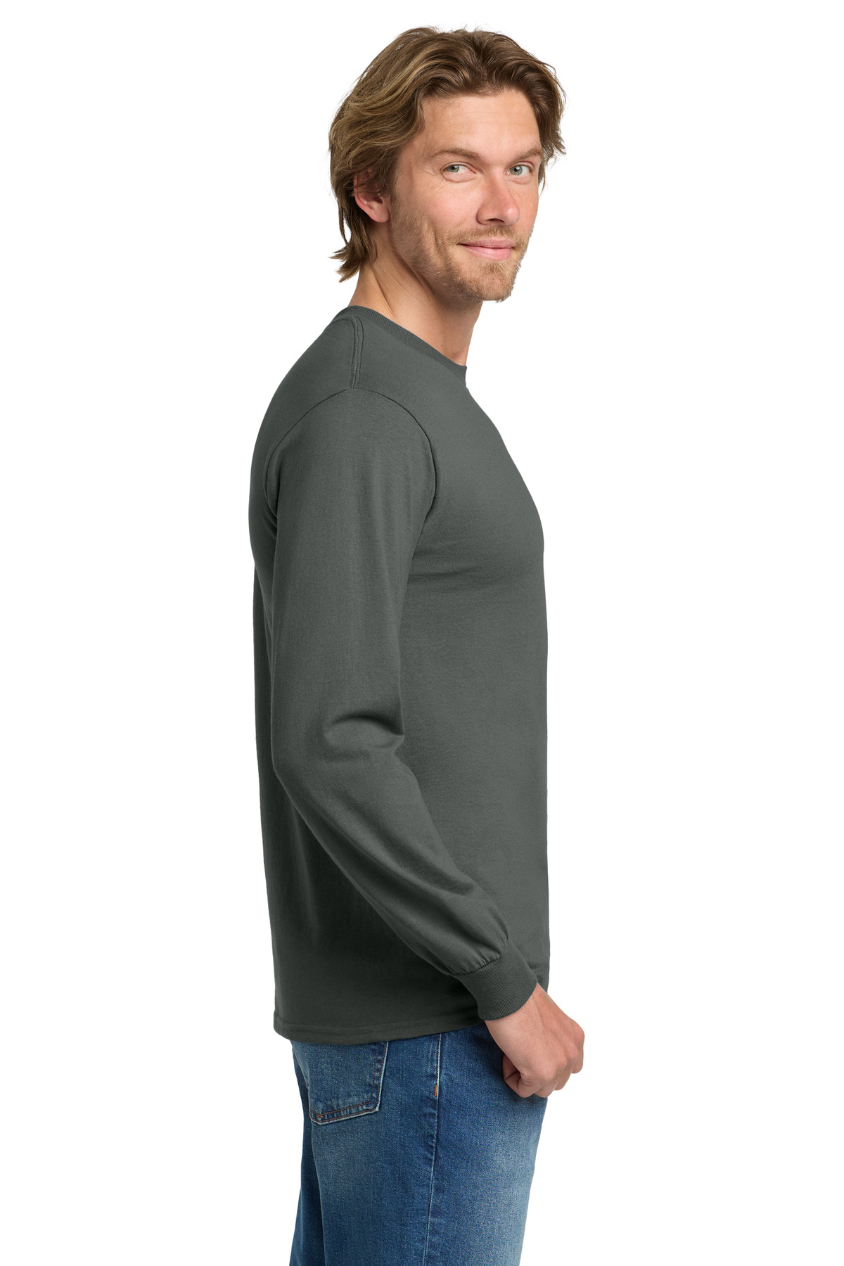 Gildan - Heavy Cotton 100% Cotton Long Sleeve T-Shirt. 5400 11