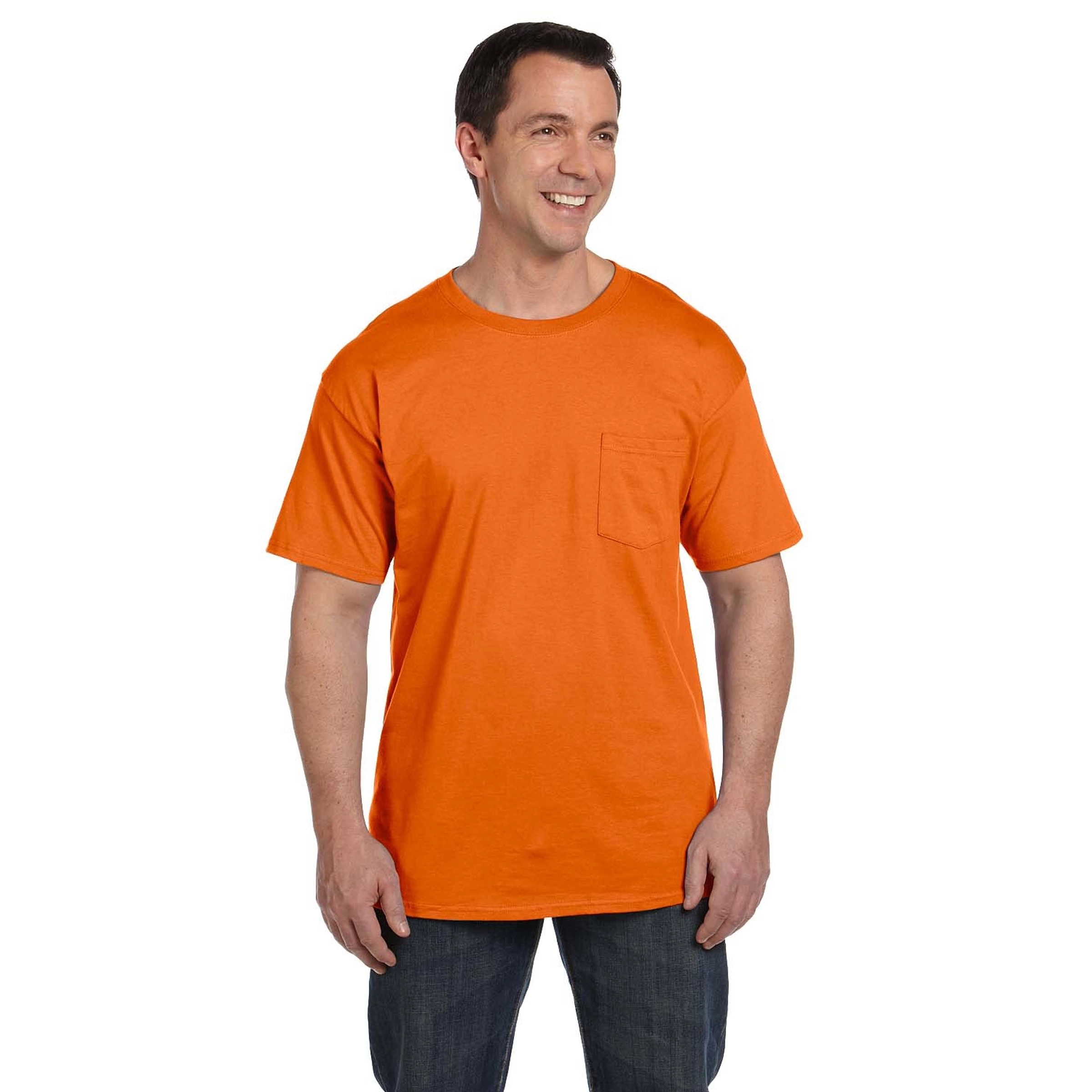 Hanes Adult 6.1 oz Beefy-T with Pocket 12