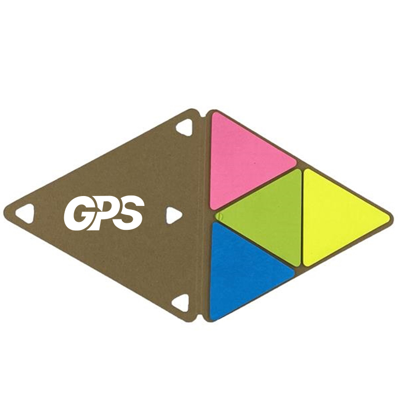 4 1/8 " Triangular Multi-Color Sticky Notes 3