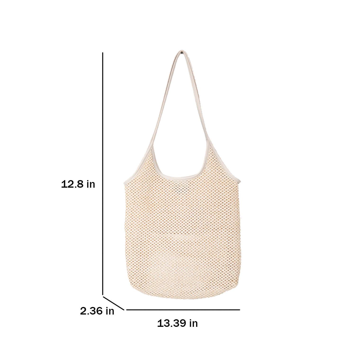 Straw Mesh Tote Bag 2
