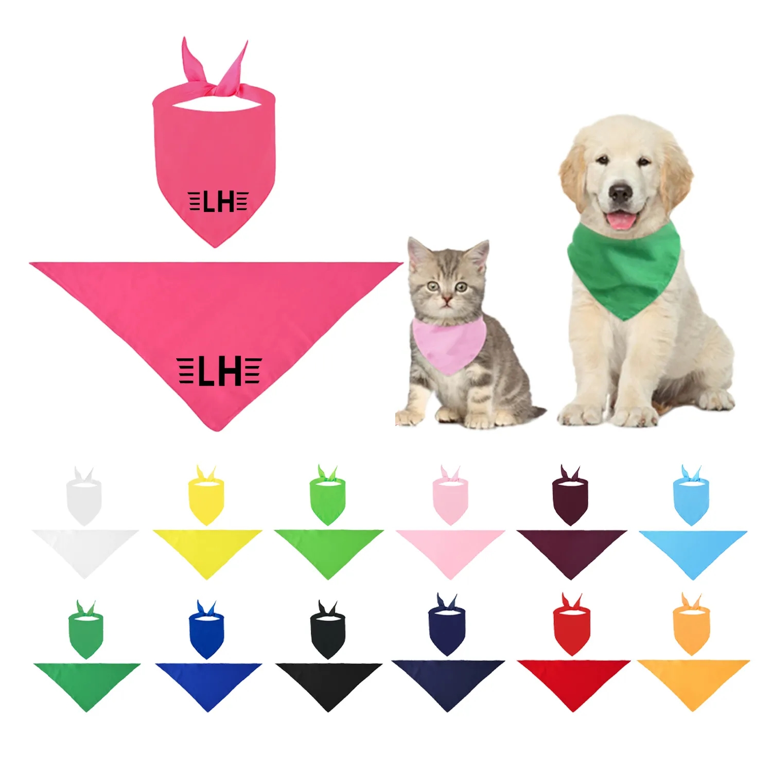 Triangle Dog Bandanas 2