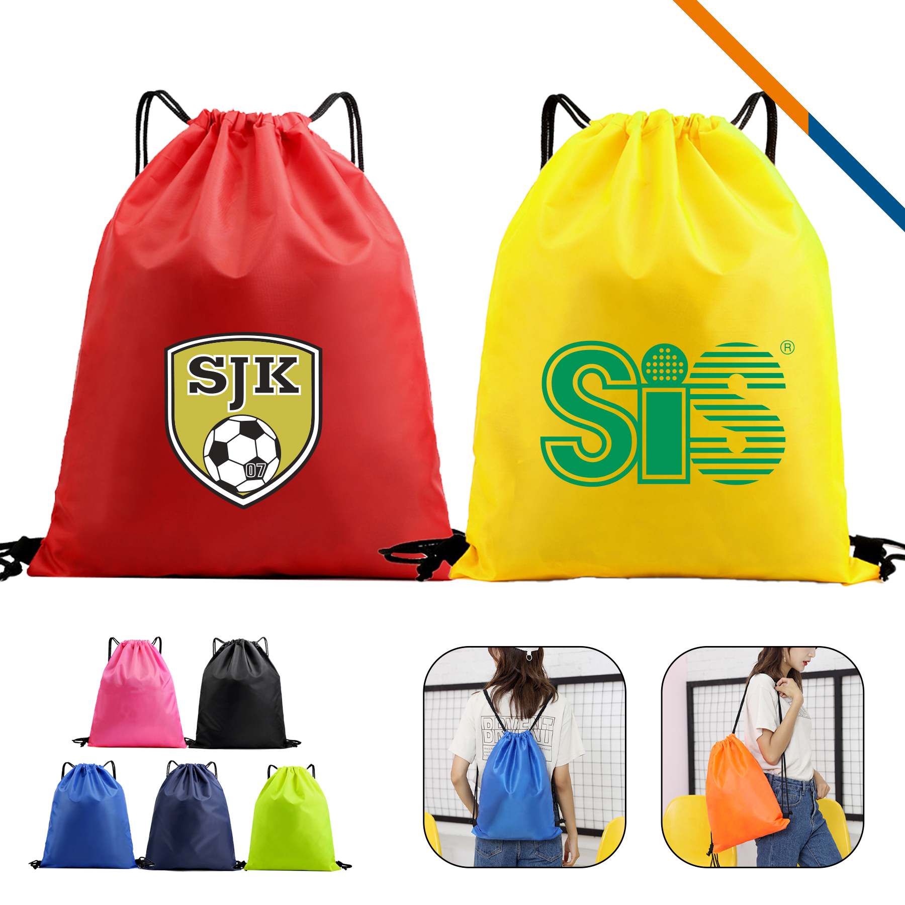 Thalia Drawstring Backpack 9