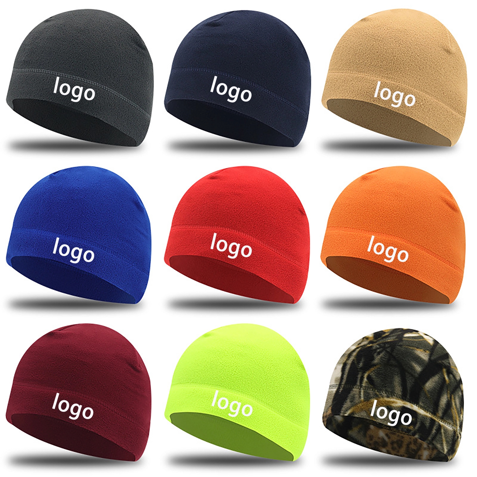 Autumn and winter fleece cap 2