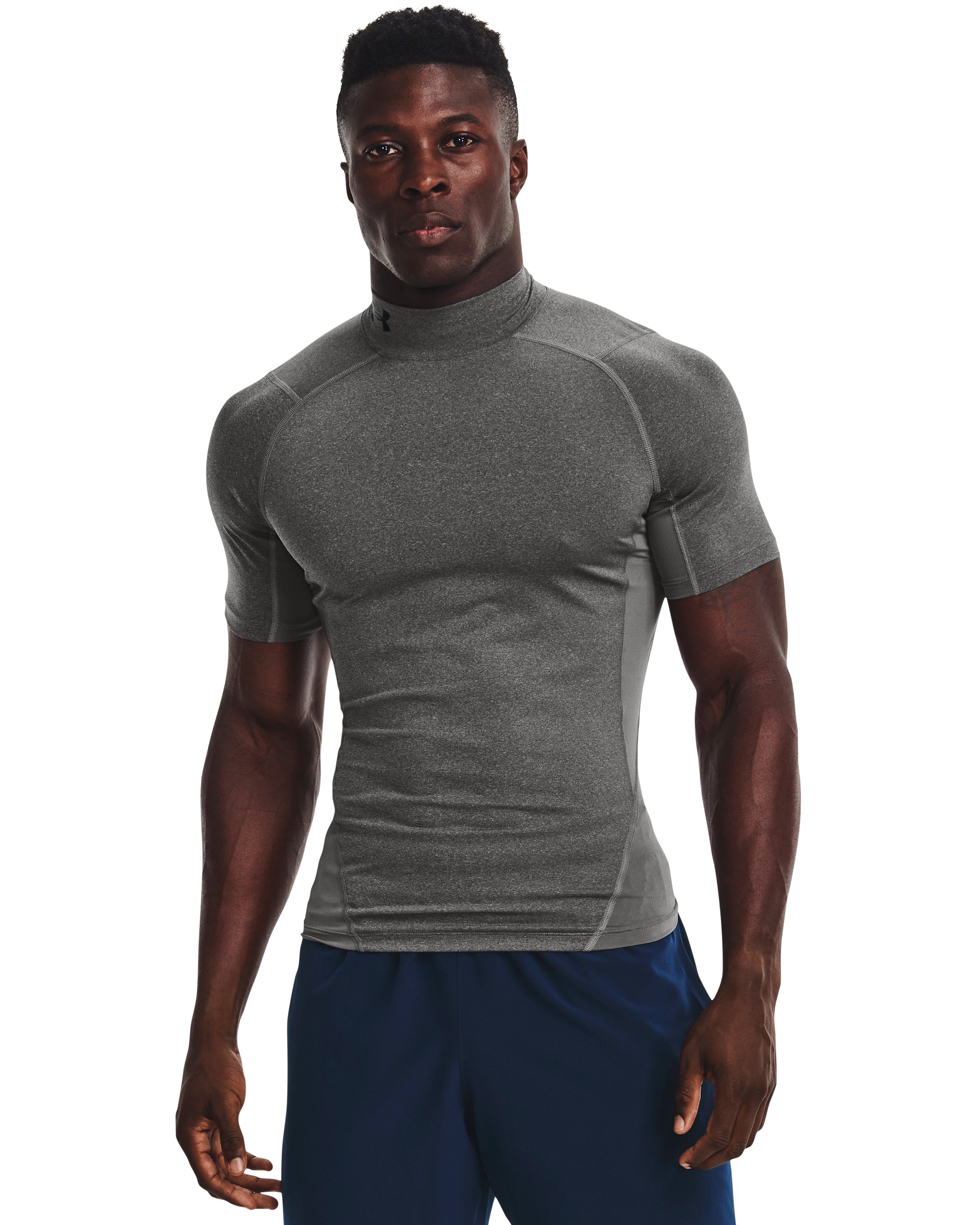 HeatGear Compression Men's Mock Short Sleeve 5