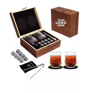 Whisky Stones Glass Gift Set 5