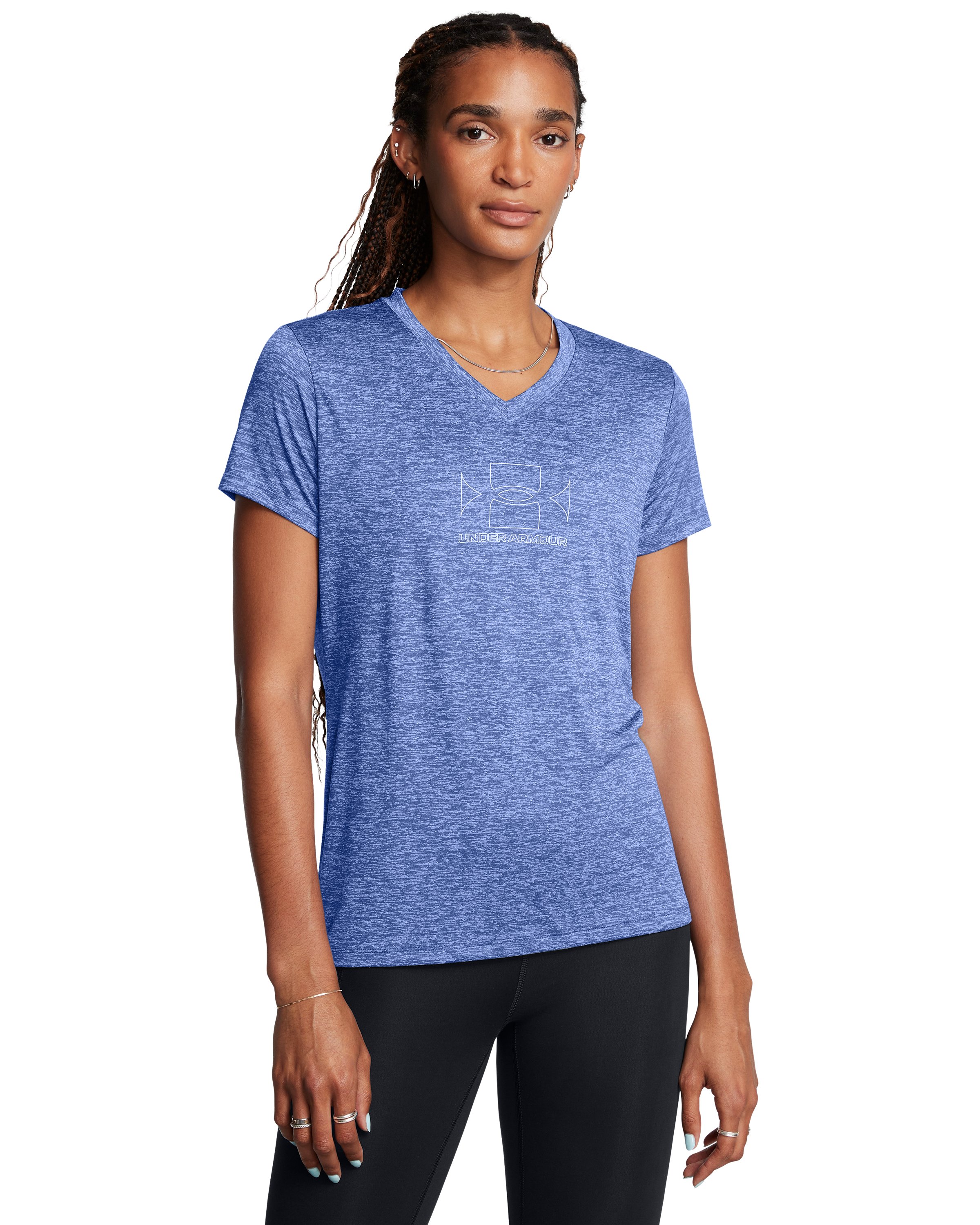 UA Tech Twist Branded Women's Short Sleeve 2