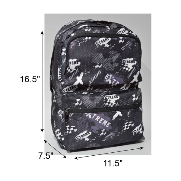 Premium Sublimation Backpack w/ 2 Zippered Pockets 2