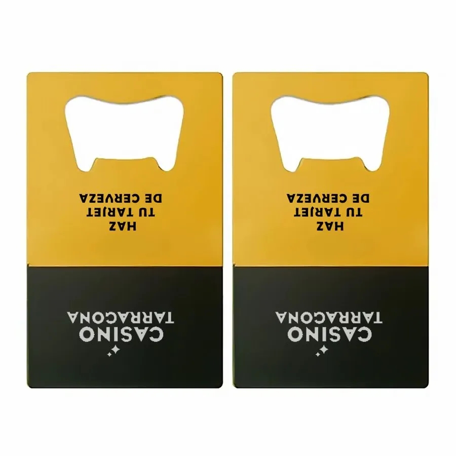 Two-Tone Card Bottle Opener 6