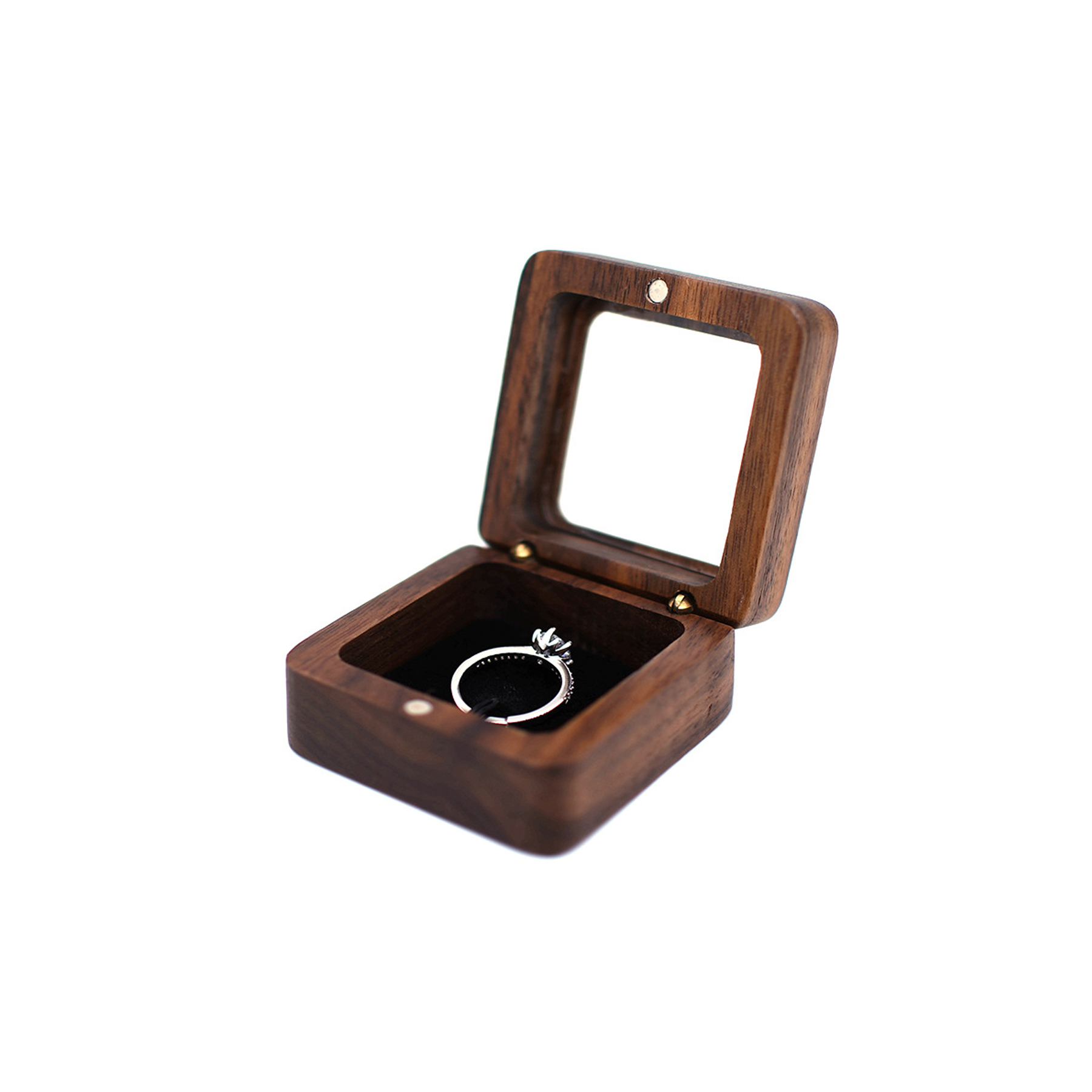 Compact Eco-Friendly Wood  Jewelry Box 1