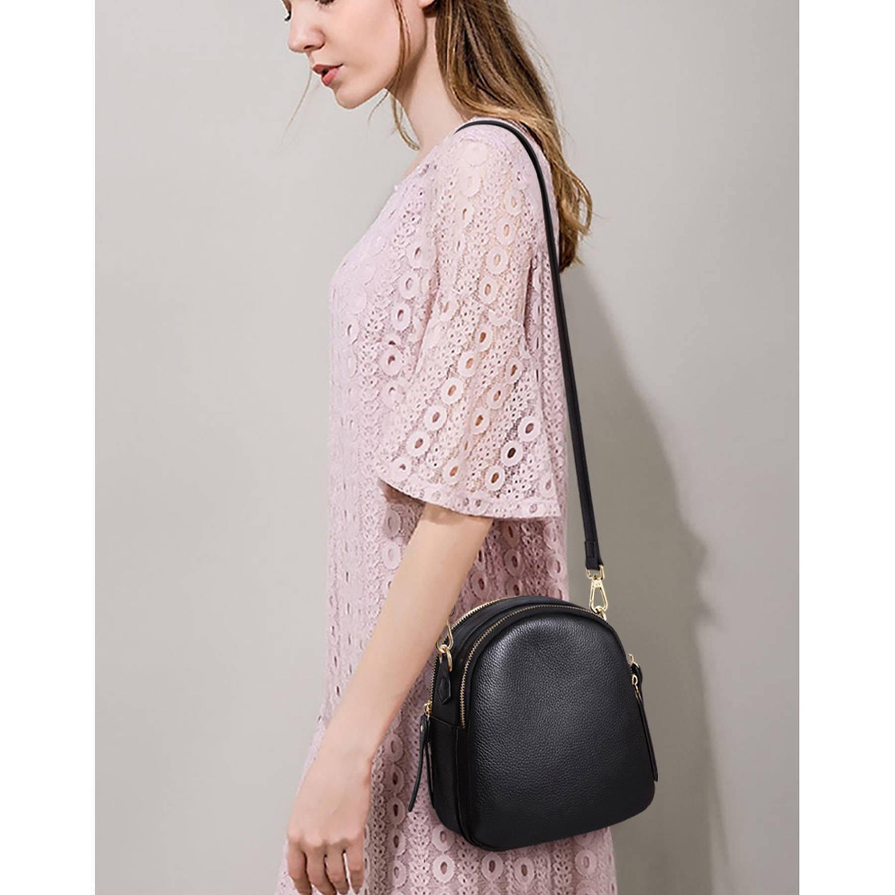 Genuine Leather Summer versatile cross-body shoulder bag 11