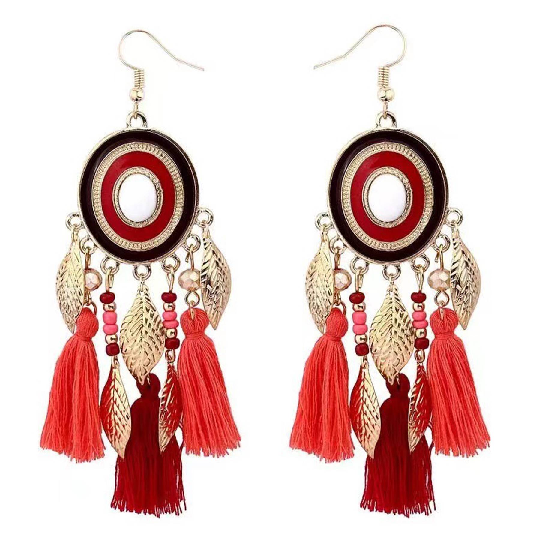 Alloy Bohemian tassel earrings 3