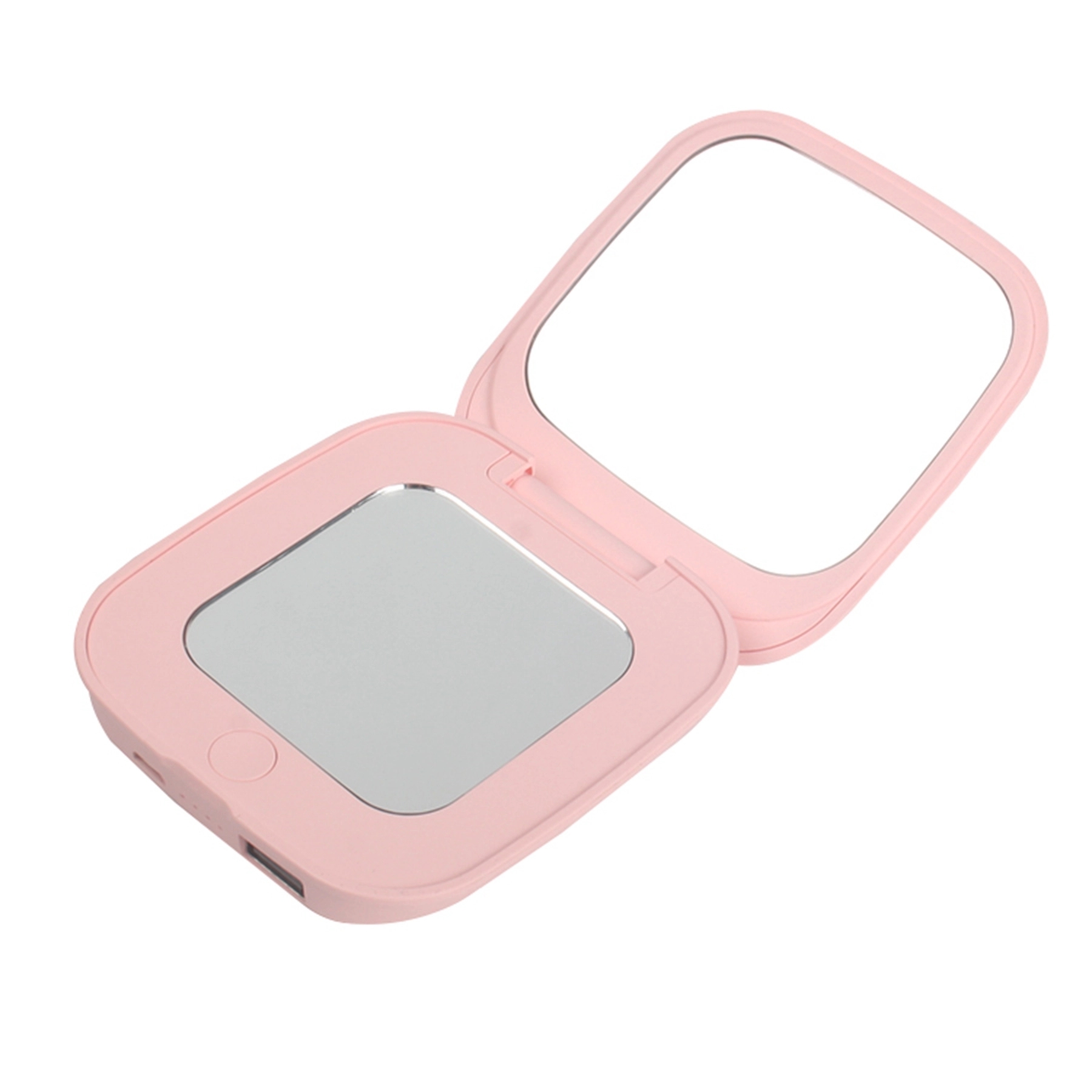 3000 mAh Square Shape Power Bank with Cosmetic Mirror 1