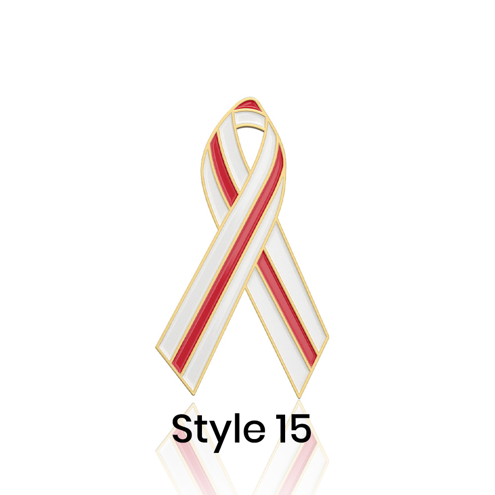 Stock Awareness Ribbon Pins 22