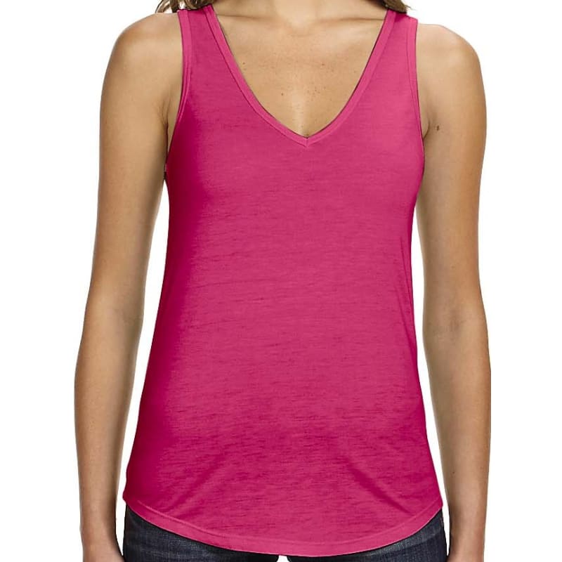 Bella Ladies Flowy V-Neck Tank 3