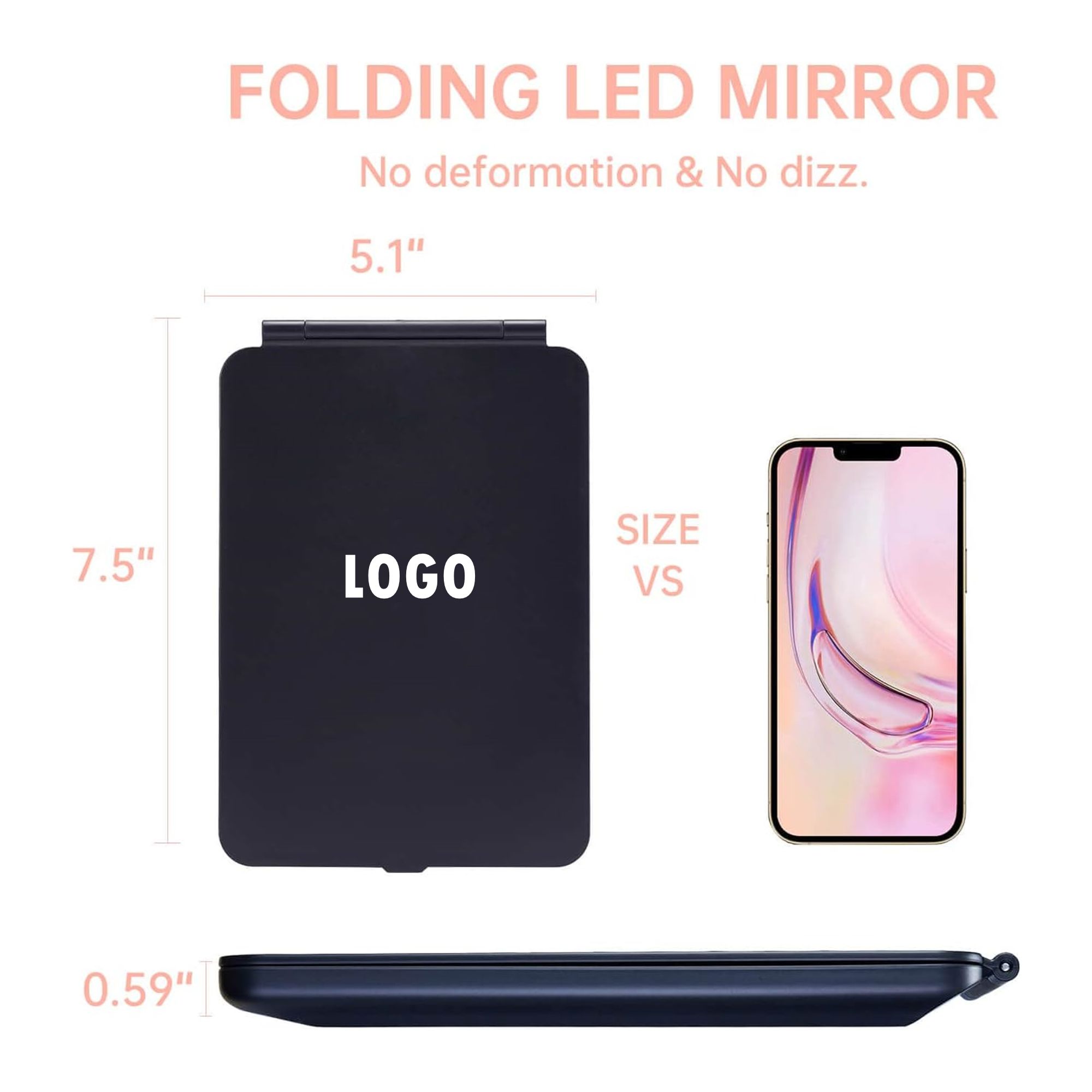 Small Makeup Mirror With Light 2