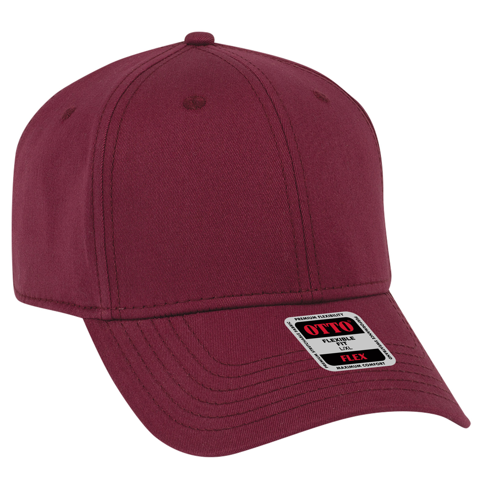 OTTO CAP® OTTO FLEX® Fitted 6 Panel Low Profile Baseball Cap 110